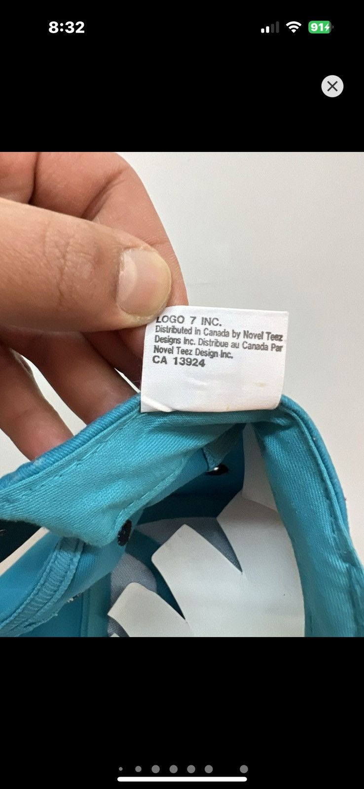 NHL ***FINAL DROP***RARE 90s SAN JOSE SHARKS SCRIPT SNAPBACK O/S Size ONE SIZE - 12 Thumbnail