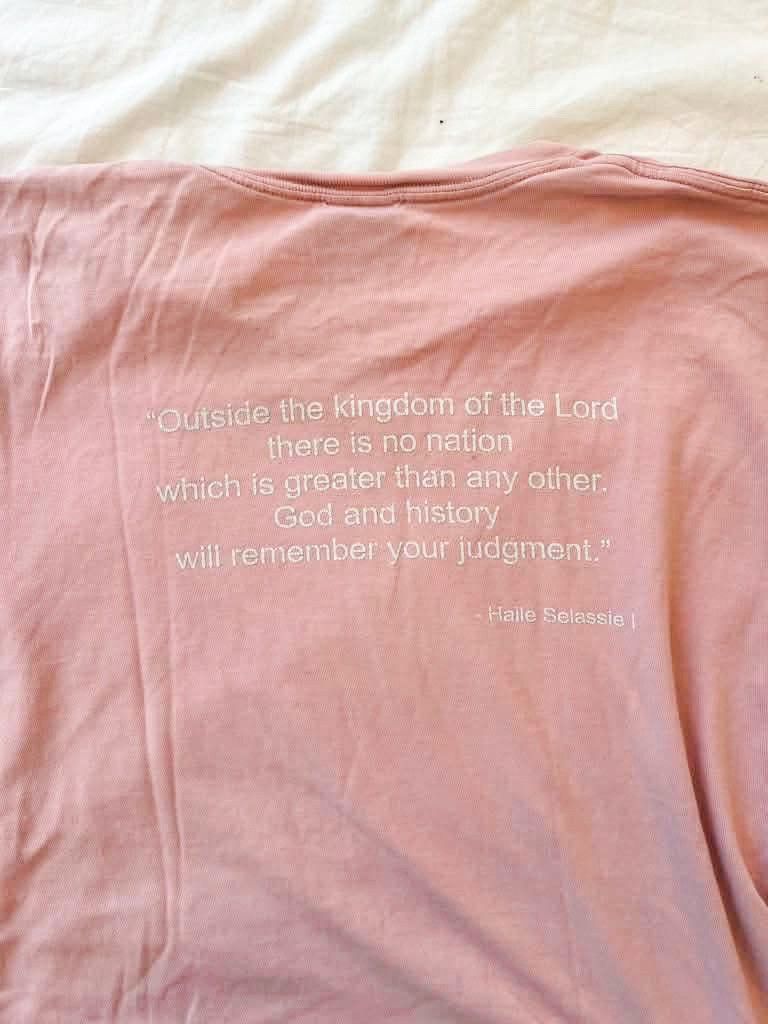 Stussy Haile Selaisse graphic pink t-shirt Size US L / EU 52-54 / 3 - 5 Thumbnail