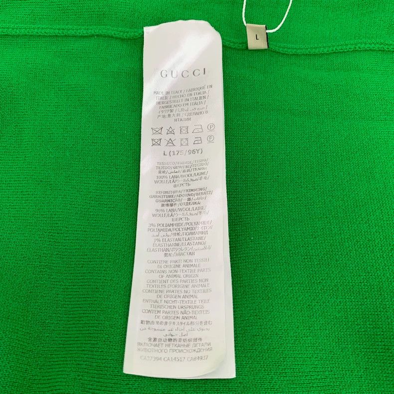 Gucci Gucci Green pocket chain wool single-breasted short-sleeve Size L / US 10 / IT 46 - 6 Thumbnail