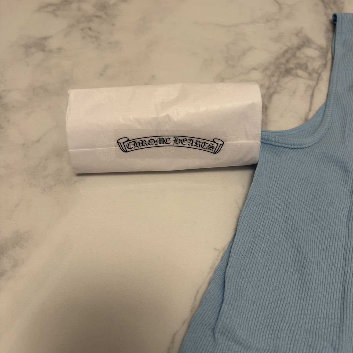 Chrome Hearts CHROME HEARTS BABY BLUE TANK TOP XL 🚫READ DESCRIPTION🚫 Size US XL / EU 56 / 4 - 14 Thumbnail