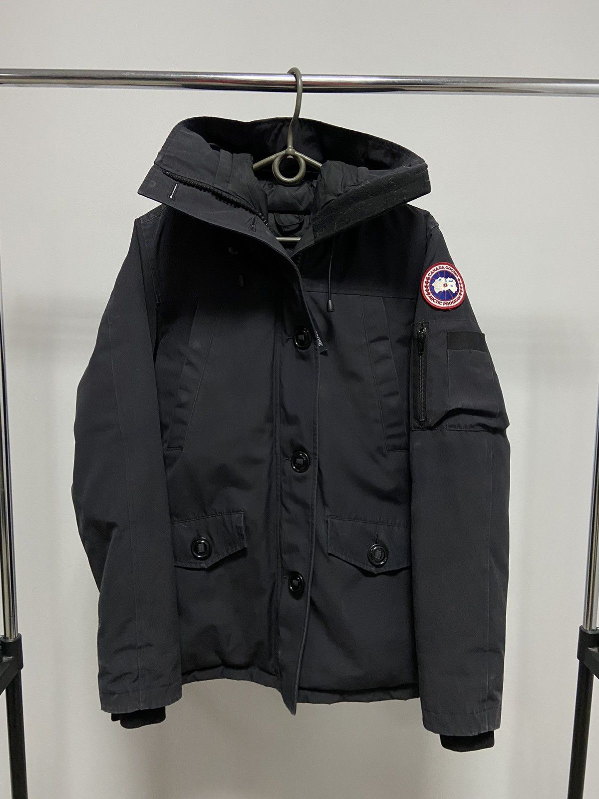 Canada Goose × Vintage Canada goose montebello jacket parka patch small logo womans Size M / US 6-8 / IT 42-44 - 1 Thumbnail