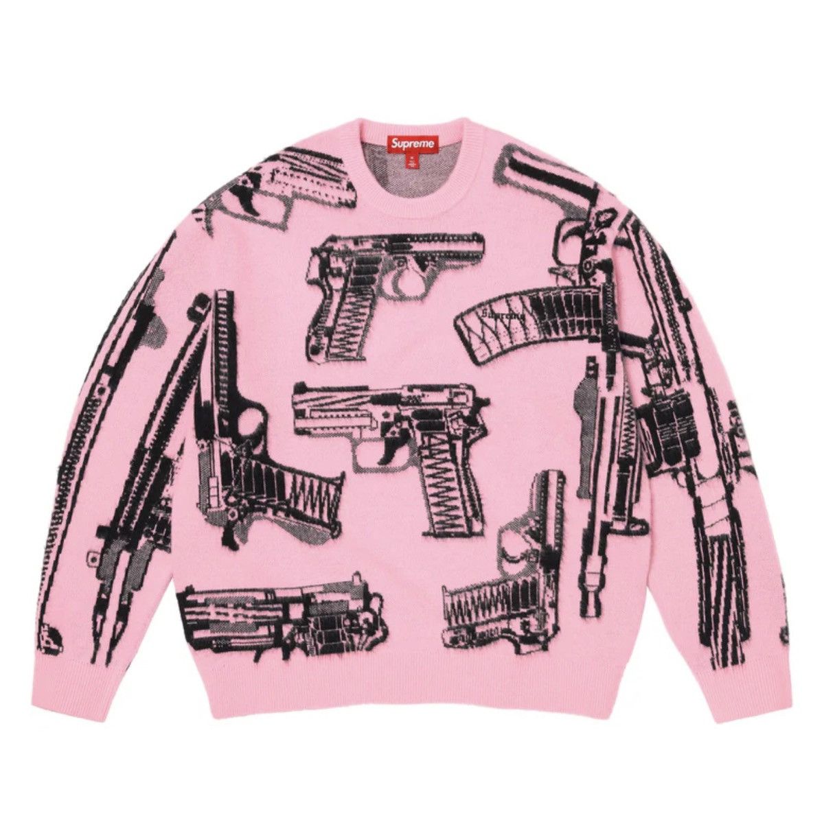 Supreme Supreme Guns Sweater Black (M) SS26 | Grailed