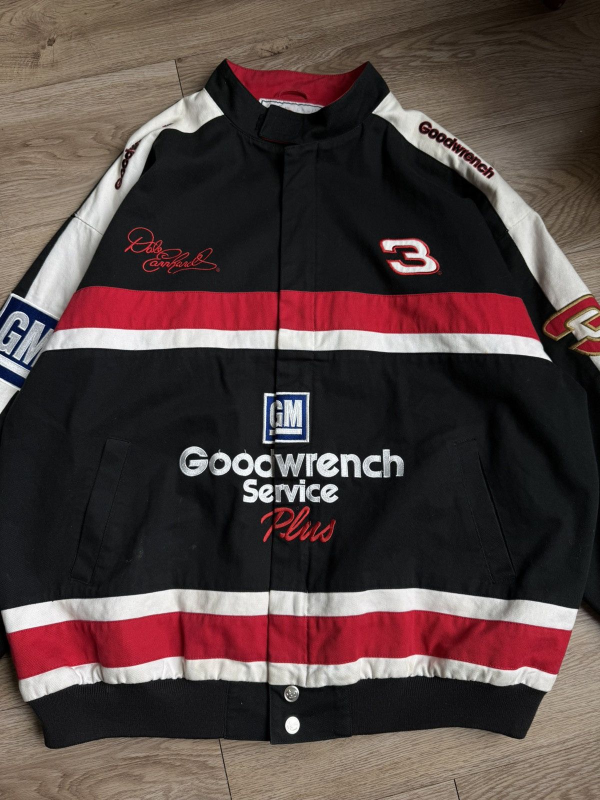 Vintage Vintage Racer Jacket Goodwrench Size US XL / EU 56 / 4 - 2 Thumbnail