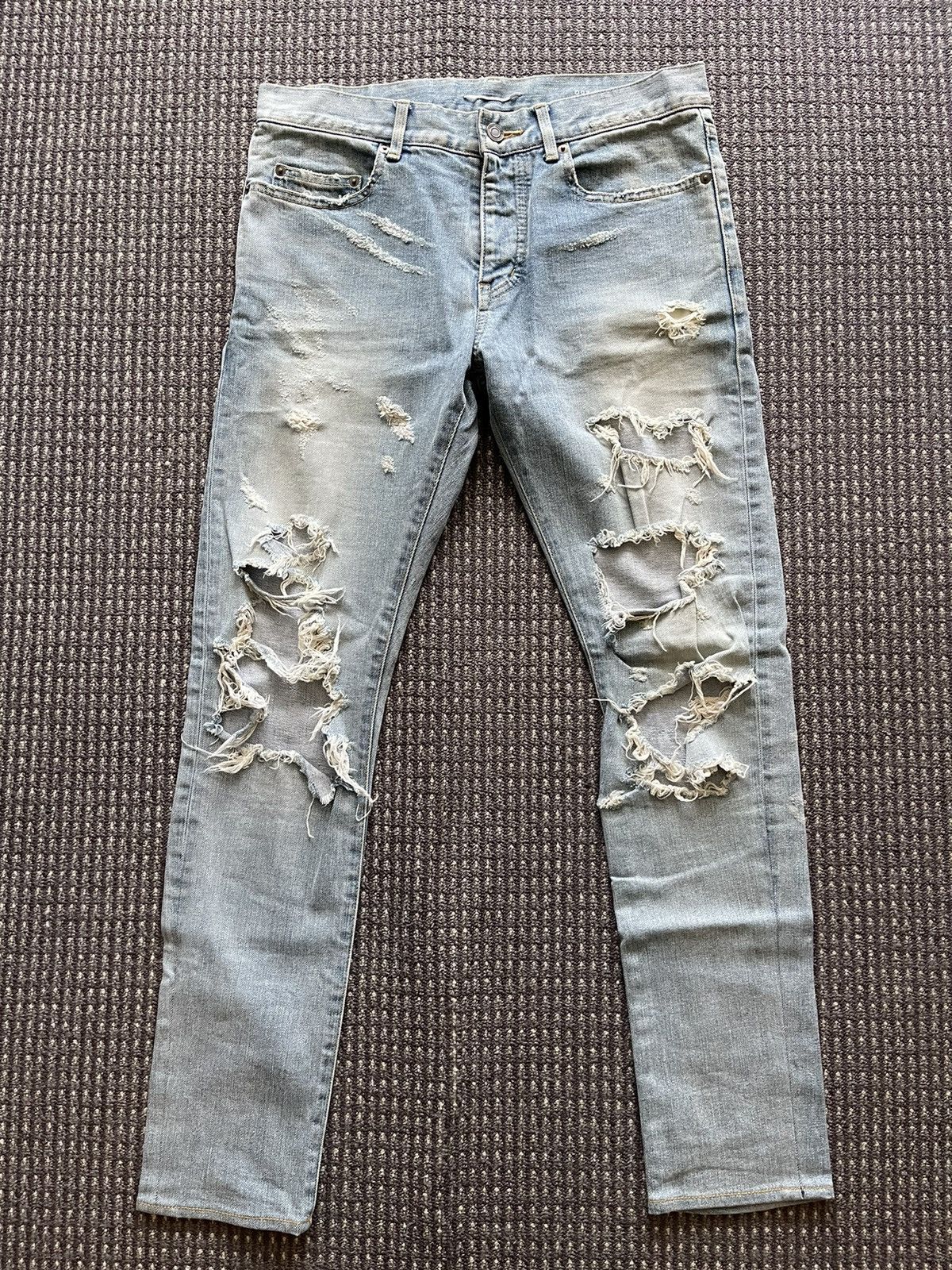 14AW Distressed Denim Jeans