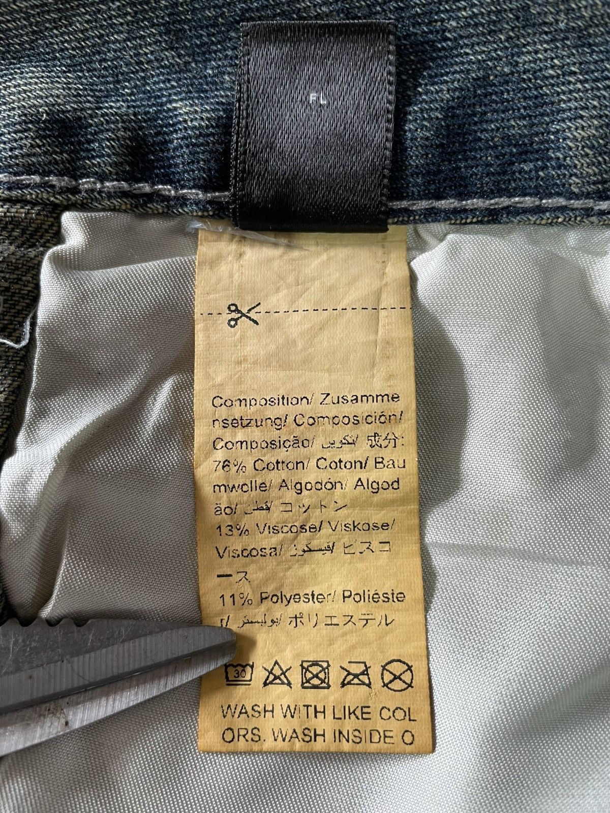 Japanese Brand Vintage Dazy Baggy Mudwash Faded Denim Jeans Size US 28 / EU 44 - 8 Thumbnail