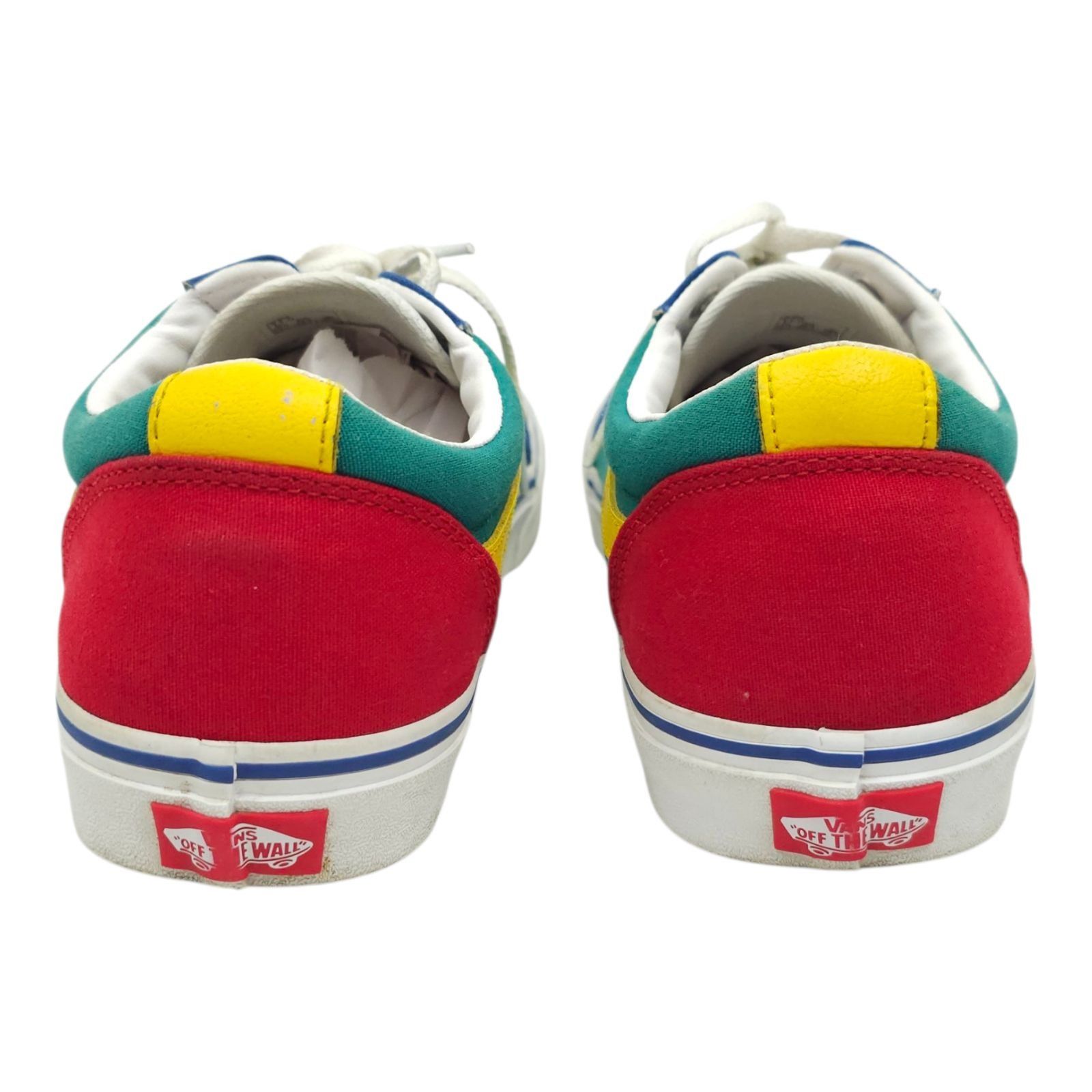 Vans Vans Ward Multi-Color Canvas Sneakers Mens 11 Primary Colors Size US 11 / EU 44 - 4 Thumbnail