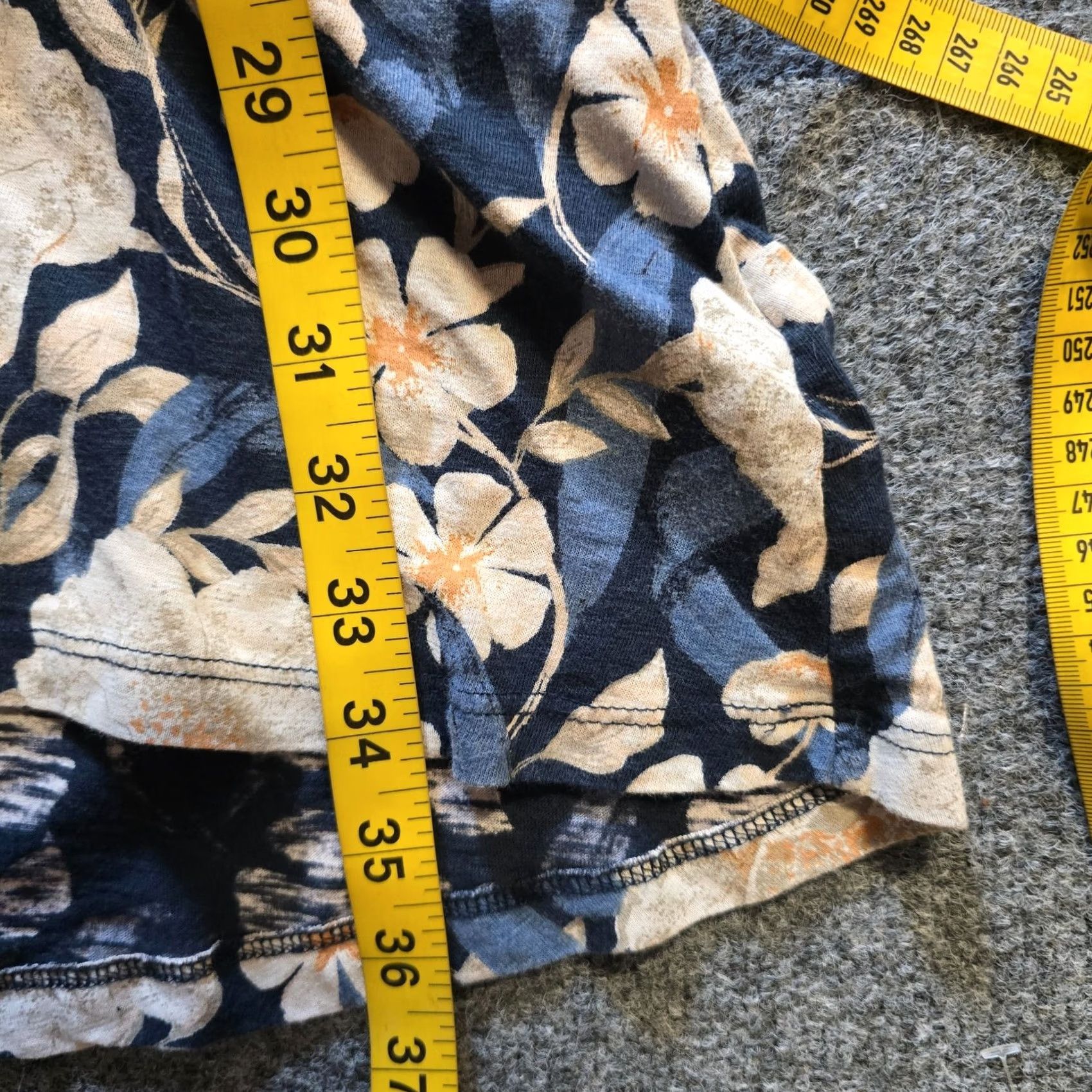 FatFace Fat Face Dress Womens Size 8 Blue Floral A Line Pockets Casual Knit Short Sleeve Round Neck Vintage No Size M / US 6-8 / IT 42-44 - 6 Thumbnail