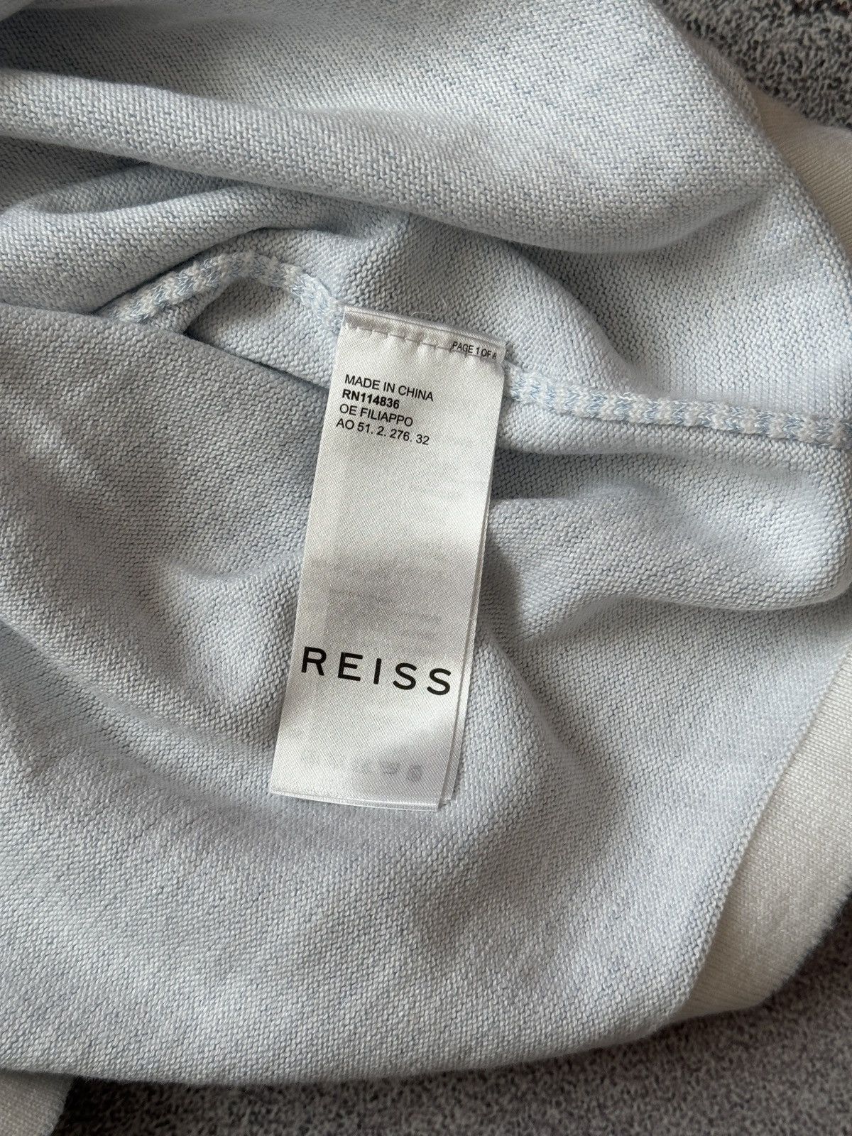 Designer × Reiss Reiss S striped polo tee T-shirt Size US S / EU 44-46 / 1 - 7 Thumbnail