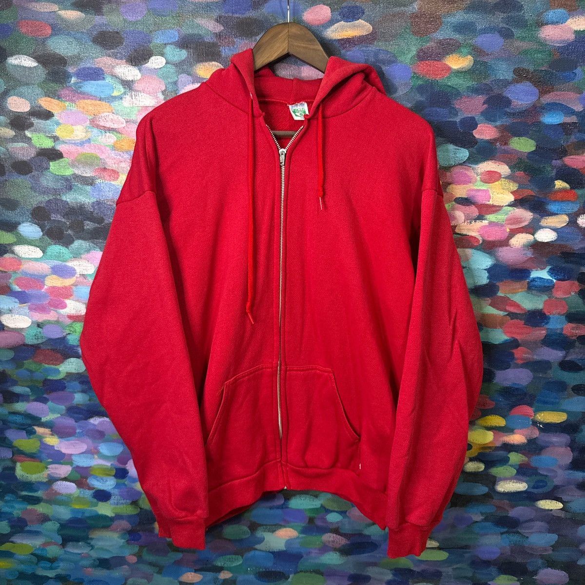 Other Vintage 90s red discus athletic zip up hoodie size L Size US L / EU 52-54 / 3 - 1 Thumbnail