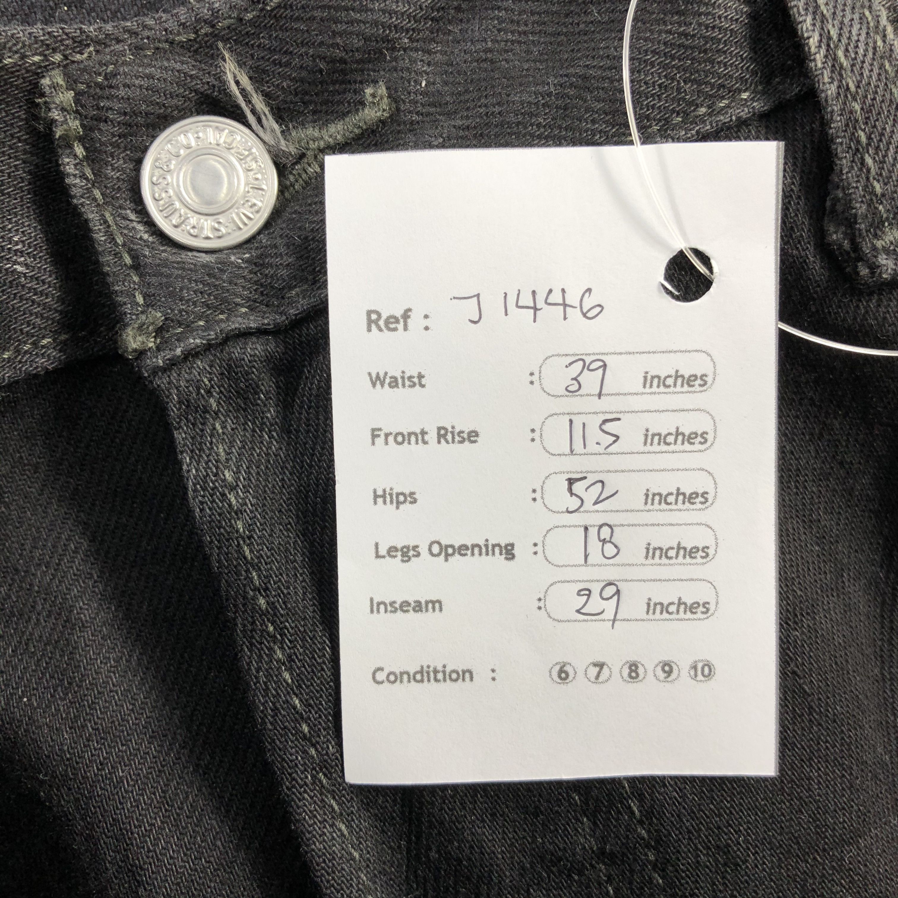 Levi's Vintage Levis 501 Earth Tone Jeans-J1446 Size US 39 - 14 Thumbnail