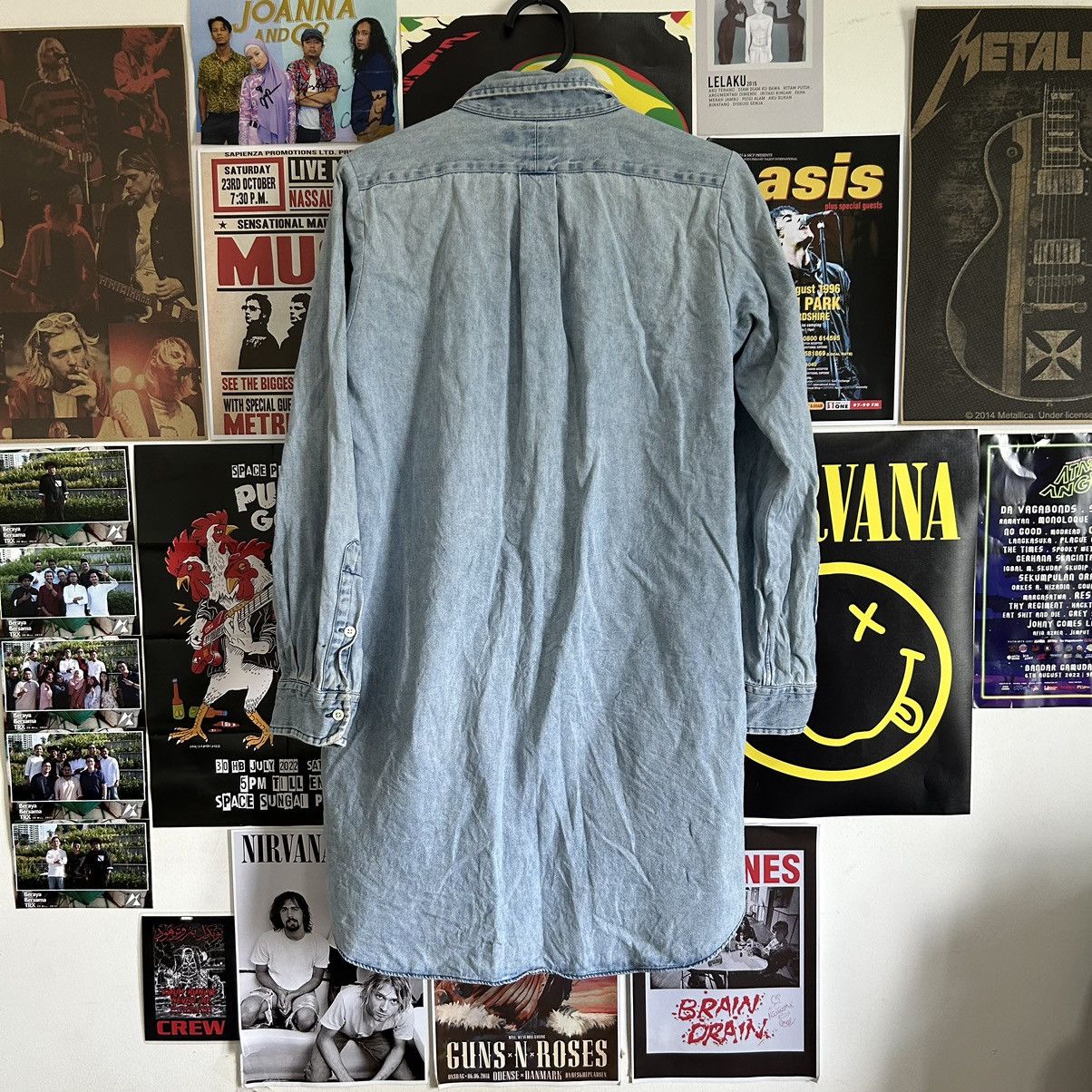Ralph Lauren Vintage Ralph Lauren Distressed Denim Long Sleeve Shirt Size US M / EU 48-50 / 2 - 9 Thumbnail