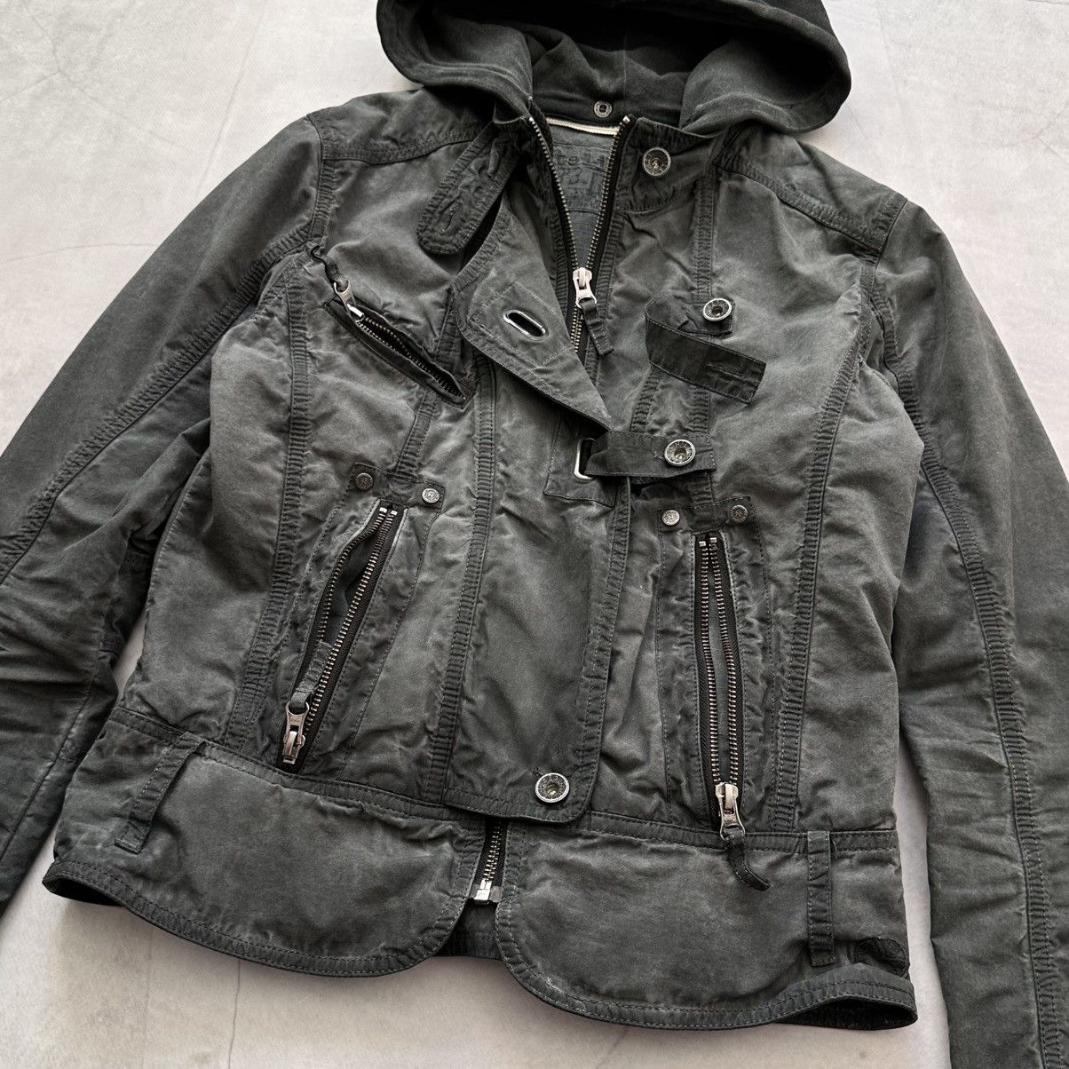 Hysteric Glamour × Undercover Punk Straps Zipper Garment Dyed Multipocket Jacket LGB Style Size XS / US 0-2 / IT 36-38 - 4 Thumbnail