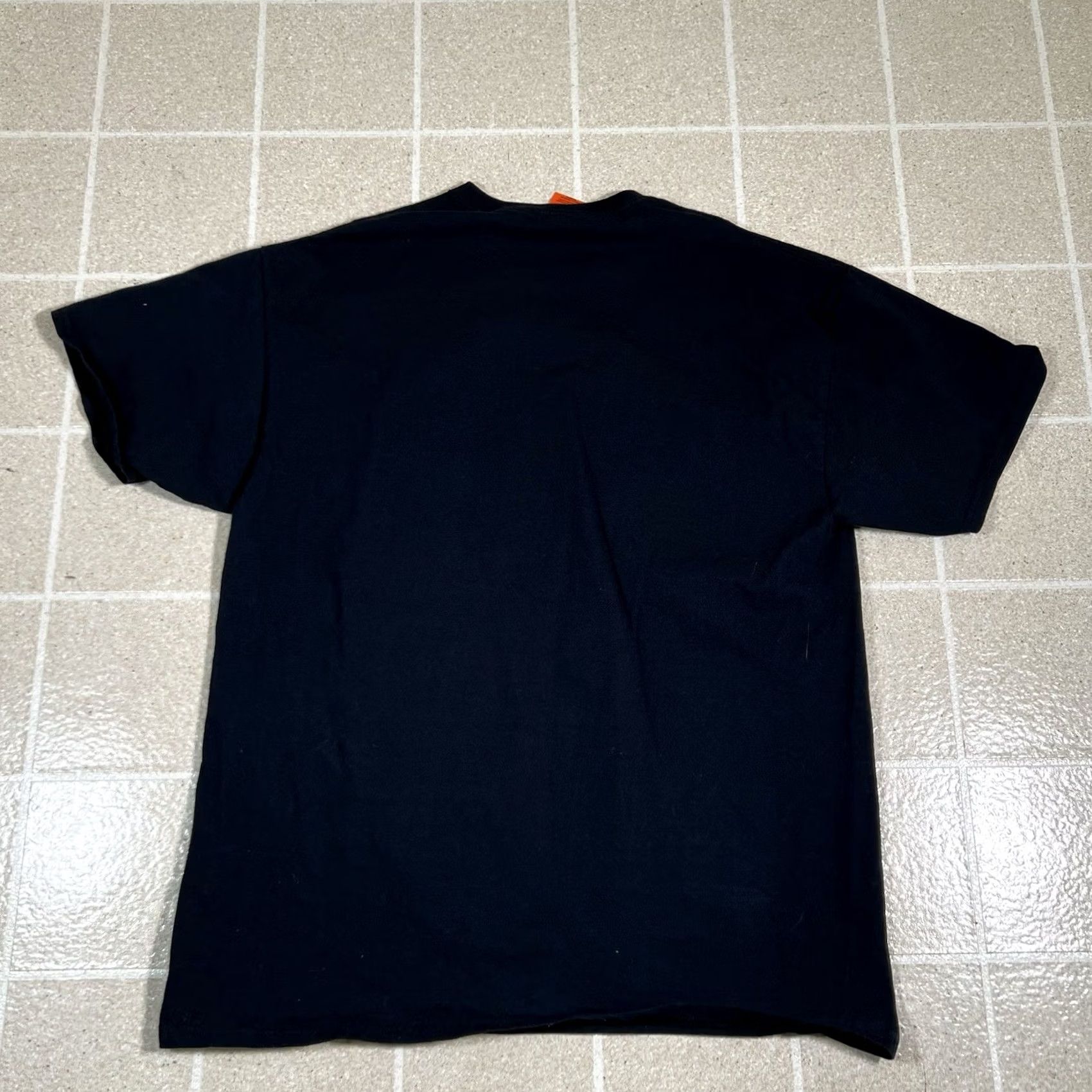 Vintage Men's T-Shirt XL Black Grunge Flaming Skull Short Sleeve Rocker Emo Goth Y2K Size US XL / EU 56 / 4 - 3 Thumbnail