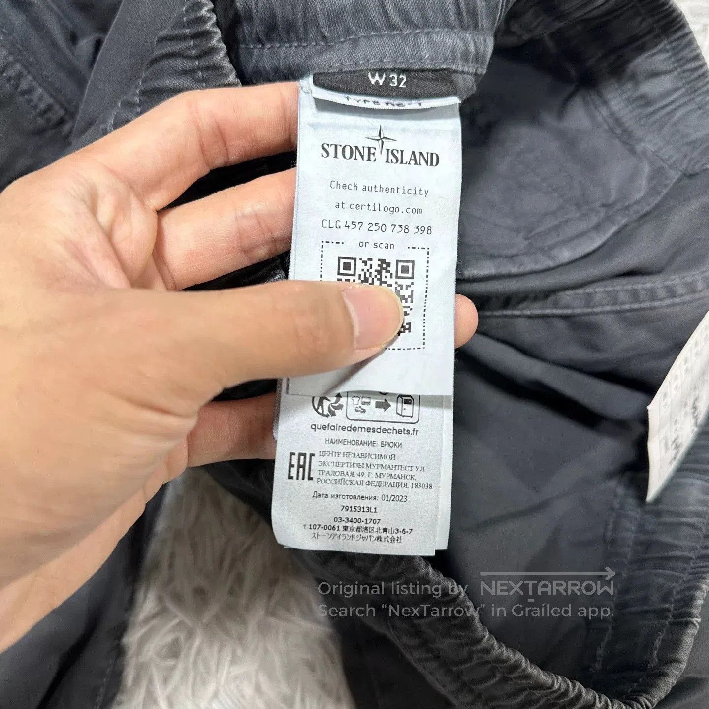 Stone Island stone island cargo pants in charcoal gray. Size US 32 / EU 48 - 6 Thumbnail
