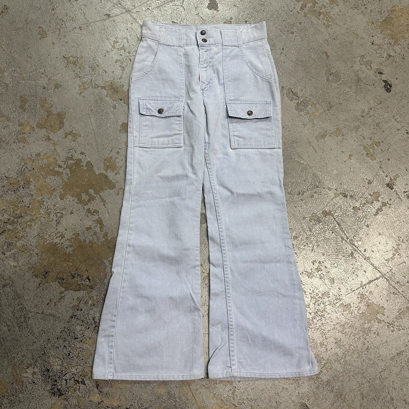 Vintage 70s Levi’s 676 Bellbottom Flare Bush Pants 30x30
