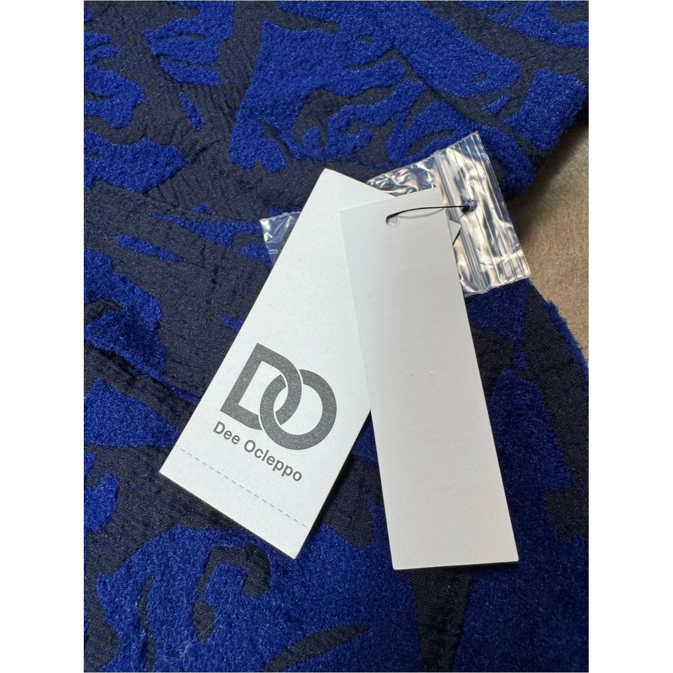 Other NWT New $349 DO by Dee Ocleppo Tie Belt Textured Jacquard T Size XL / US 12-14 / IT 48-50 - 7 Thumbnail