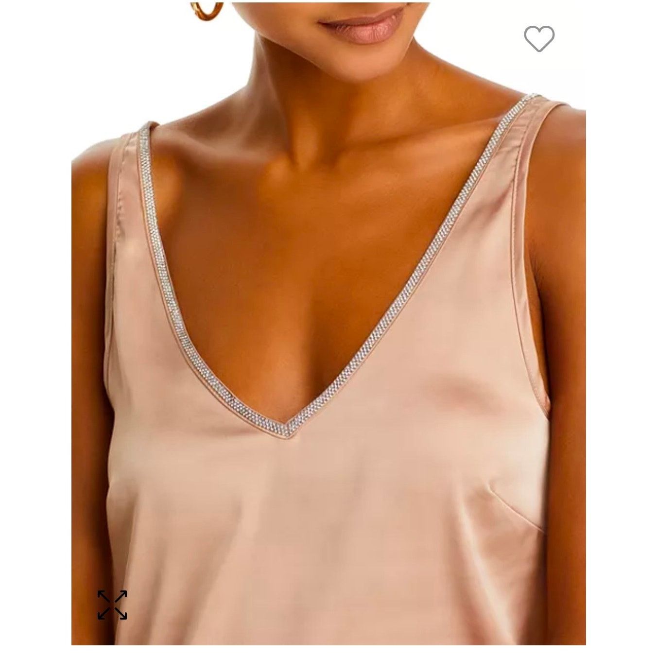 Generation Love NWT Generation Love Christie Crystal Tank Latte Beige Small Size S / US 4 / IT 40 - 3 Thumbnail