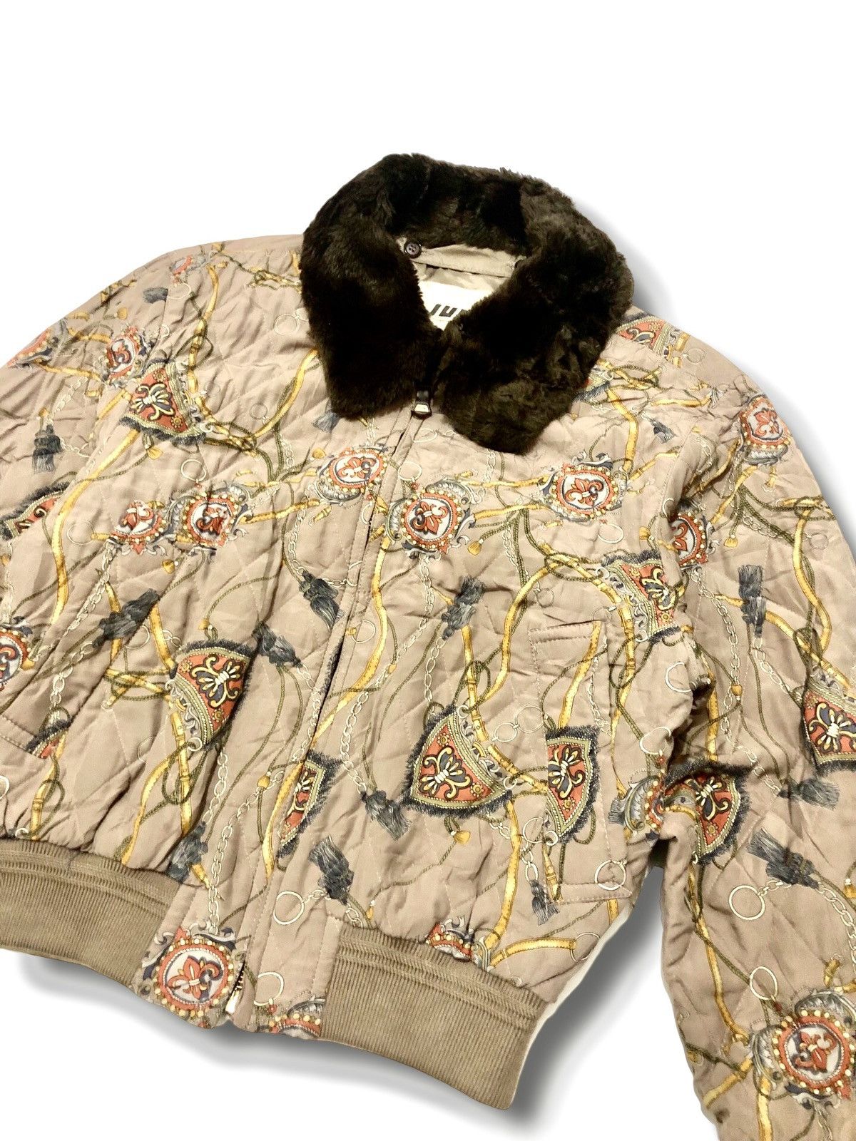 Designer × Japanese Brand × Le Grande Bleu (L.G.B.) Vintage Japanese Jun Men Baroque Fur Collar Jacket Size US M / EU 48-50 / 2 - 3 Thumbnail