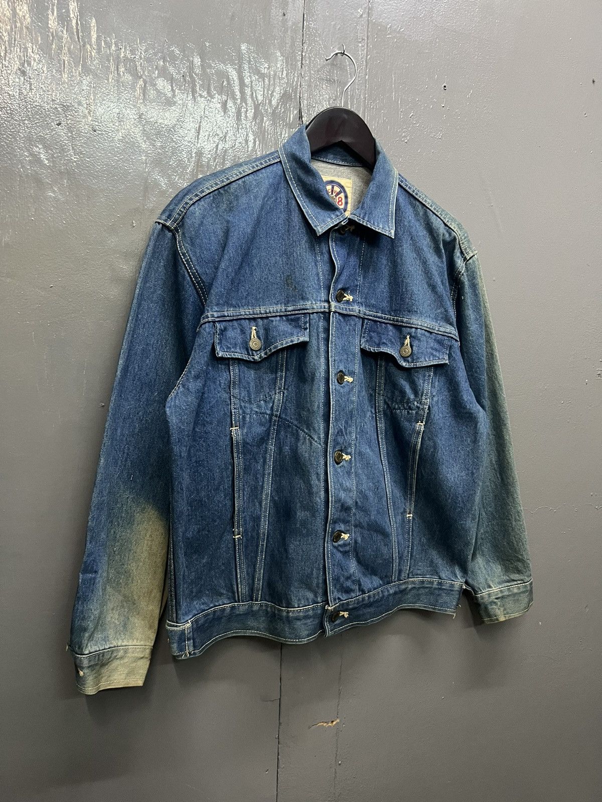 Vintage Vintage Active 508 Denim Trucker Jacket Size US XL / EU 56 / 4 - 3 Thumbnail