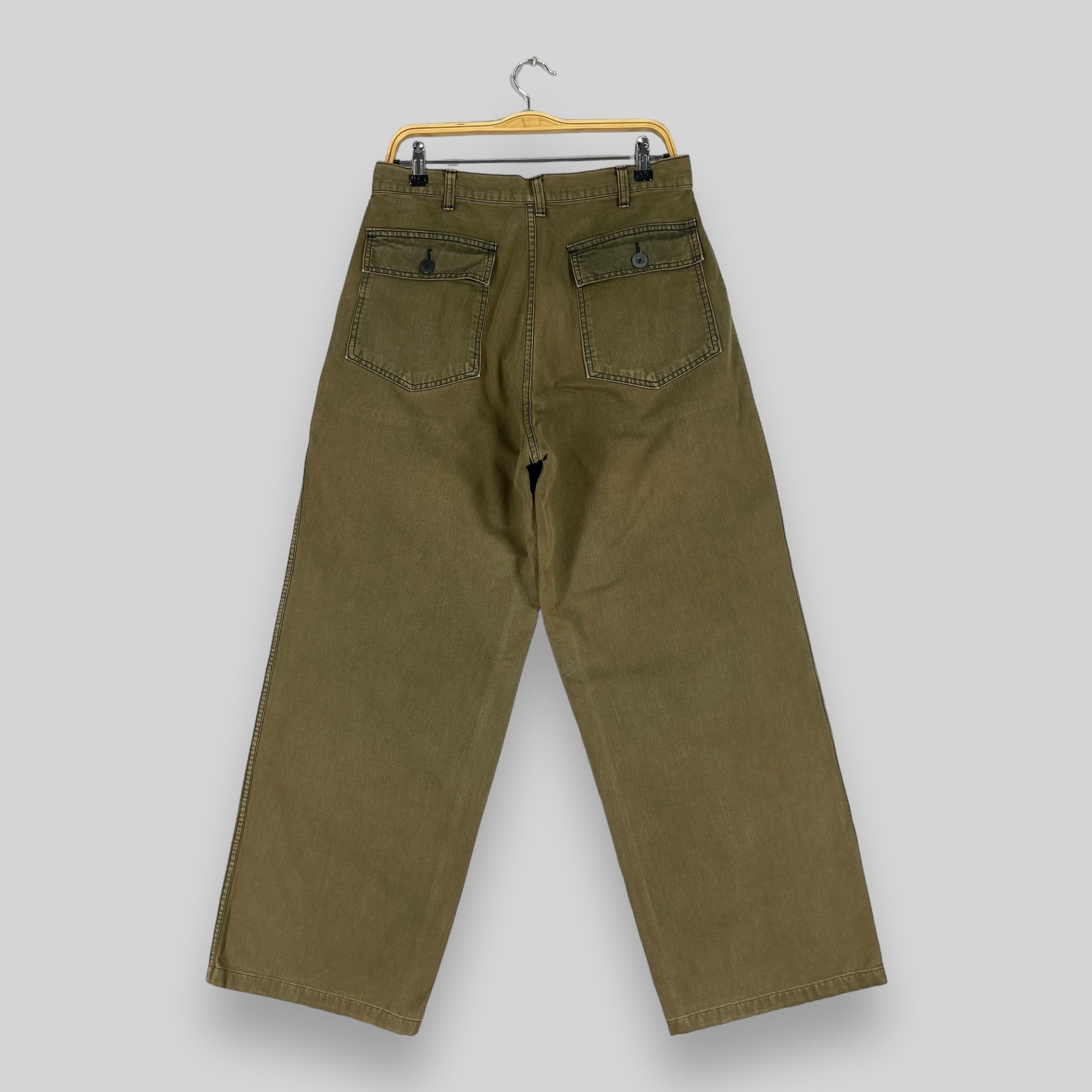 Schott × Vintage Vintage Distressed SCHOTT Cargo Sun Faded Baggy Pant Size US 31 - 6 Thumbnail