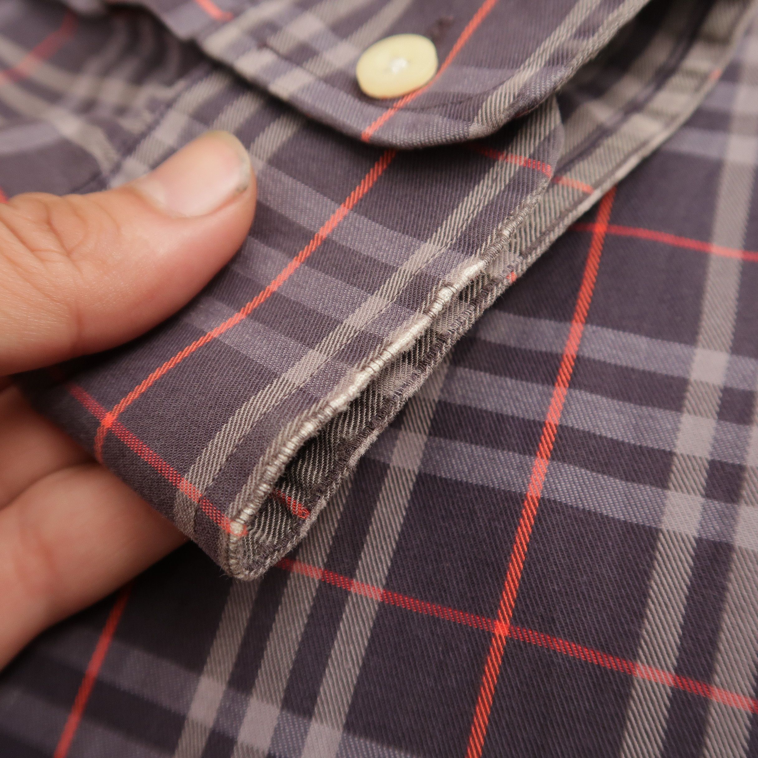 Burberry Vintage 90s Burberry Nova Check Old Money Shirt Size US XL / EU 56 / 4 - 14 Thumbnail