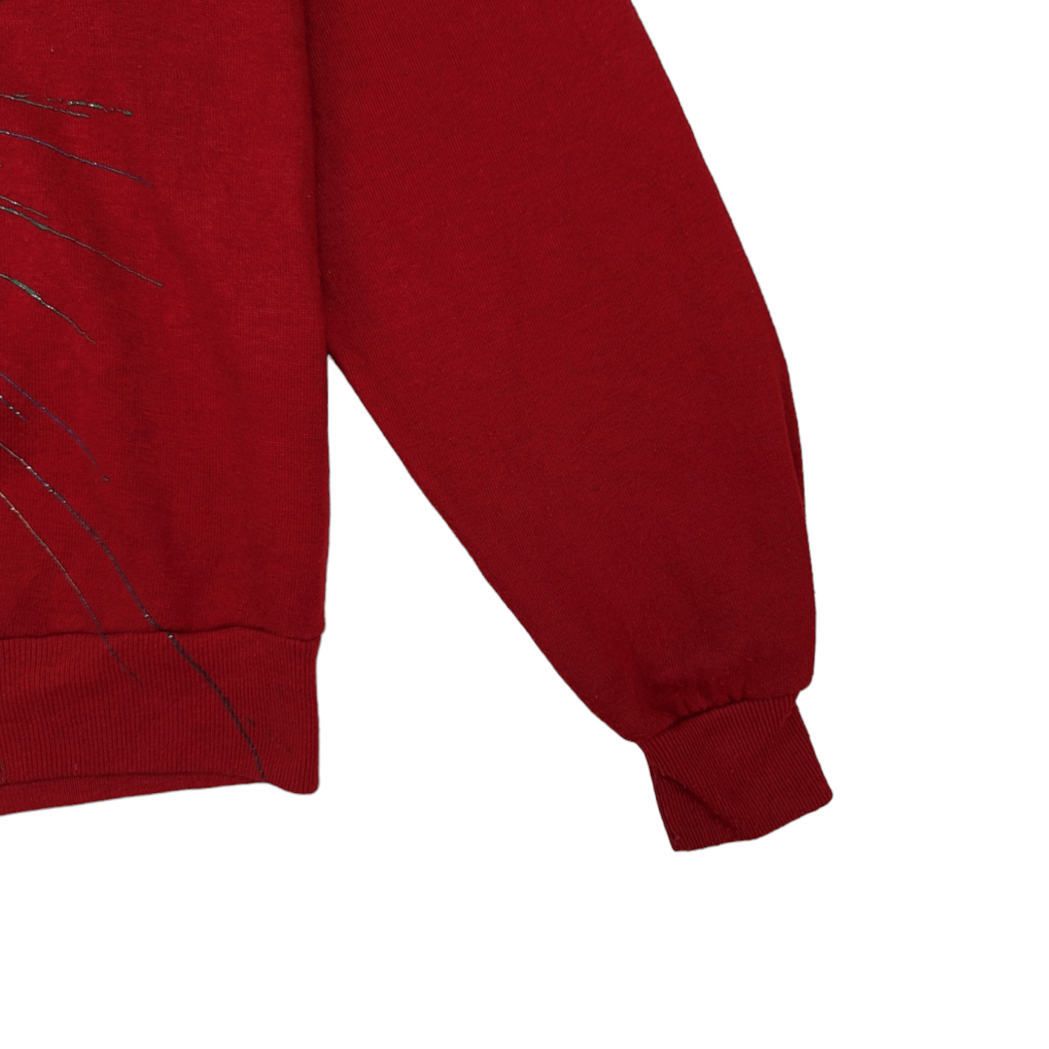 Vintage Vintage 90's CHRISTMAS TREE Art Paint Custom Sweatshirt Size US M / EU 48-50 / 2 - 7 Thumbnail