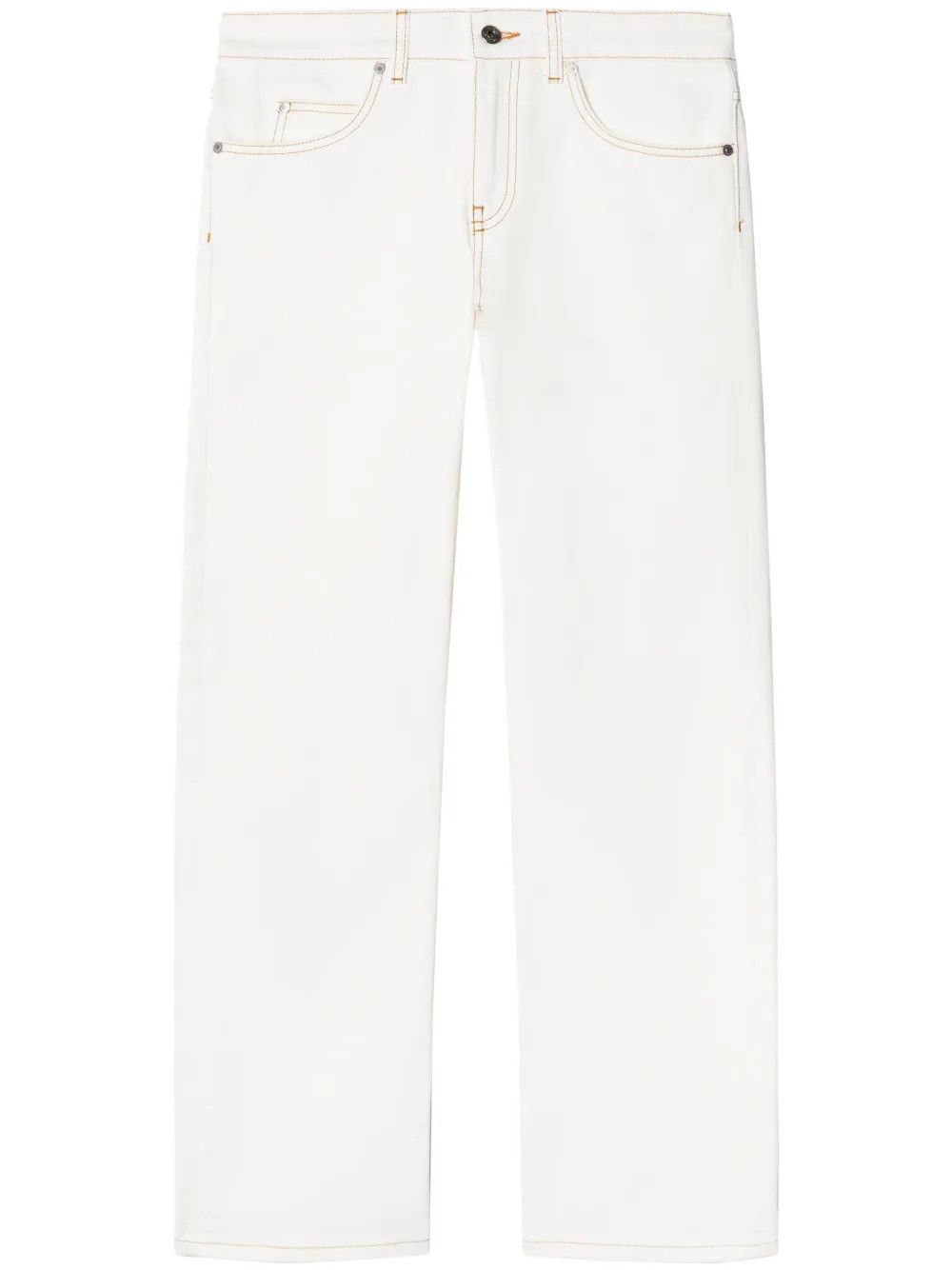 Off-White o1y1225 Denim Pant in White Size 28" / US 6 / IT 42 - 1 Thumbnail