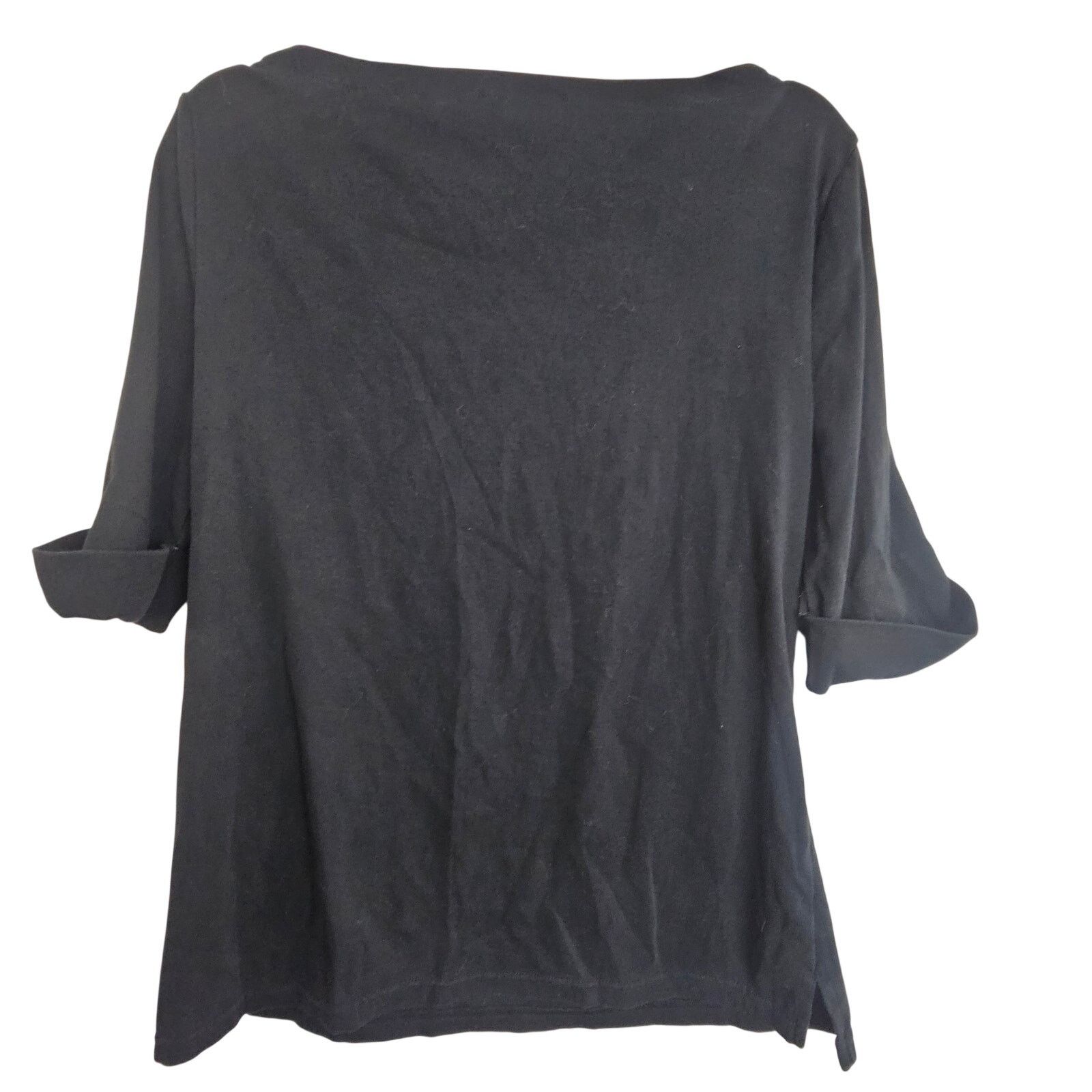 Lauren Ralph Lauren Lauren Ralph Lauren Womens Half Sleeve Boat Neck Top XL Size XL / US 12-14 / IT 48-50 - 9 Thumbnail