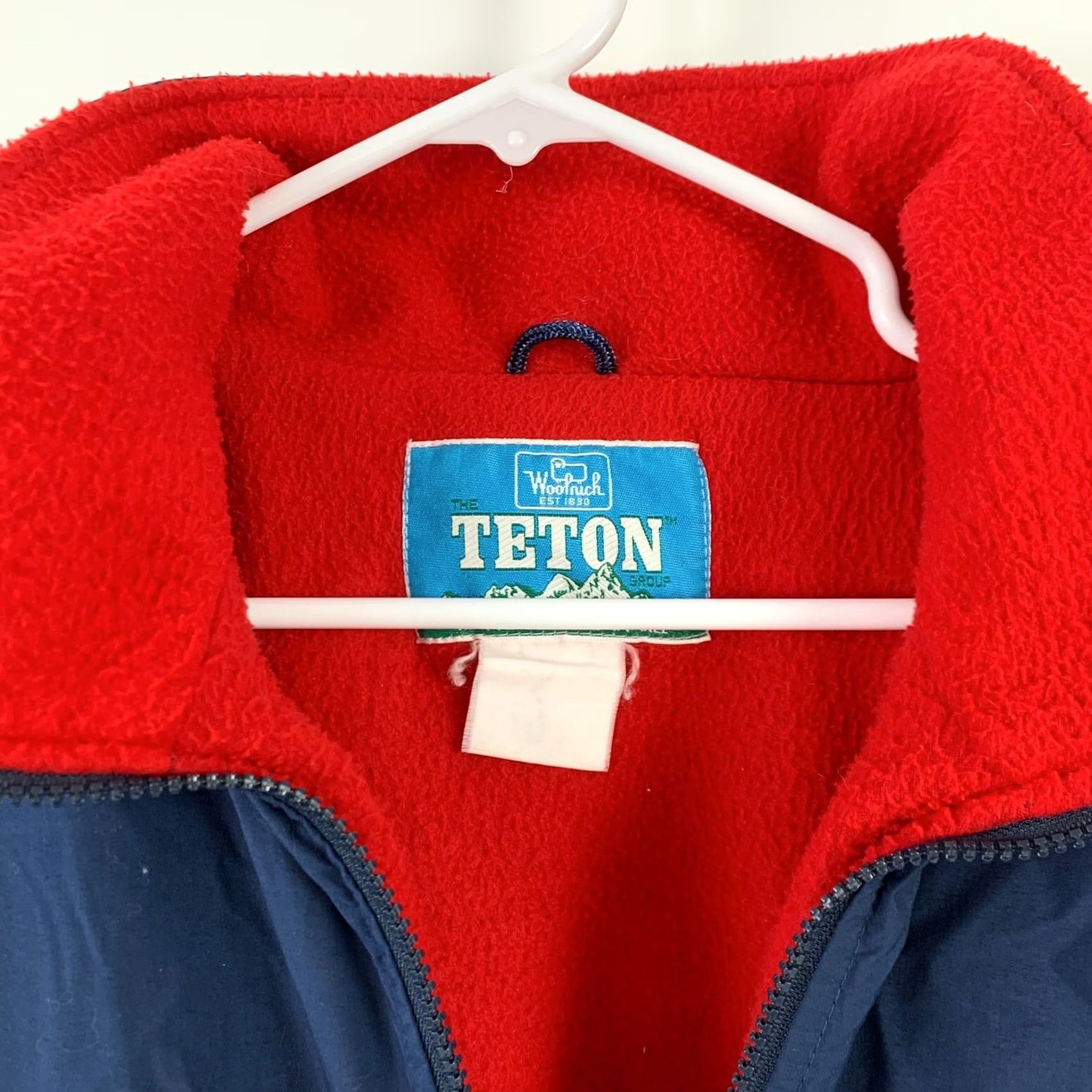 Vintage Vintage Woolrich Teton Vest Jacket Mens 2XL Blue Zip Woolrich 90s Woolrich Vest Mens XL/2X Chest 27.5" Navy Blue Size US XXL / EU 58 / 5 - 2 Thumbnail