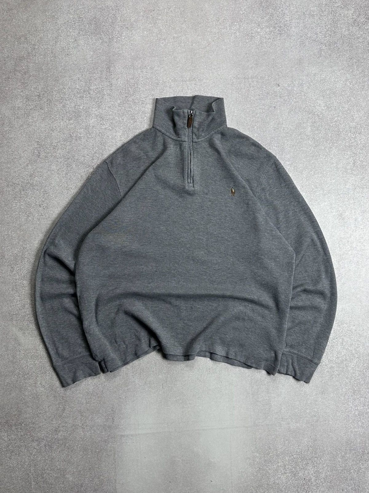 Polo Ralph Lauren Vintage Polo Ralph Lauren RRL Quarter Zip Sweater M Size US M / EU 48-50 / 2 - 1 Thumbnail