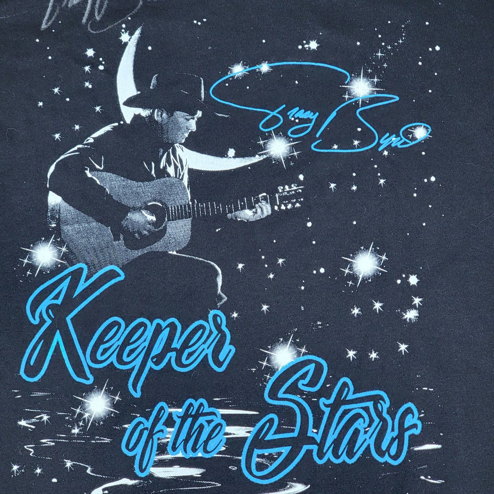 Next Level Apparel Tracy Byrd Tee "Keeper Of The Stars" w/ Autograph - Medium Size M / US 6-8 / IT 42-44 - 2 Thumbnail