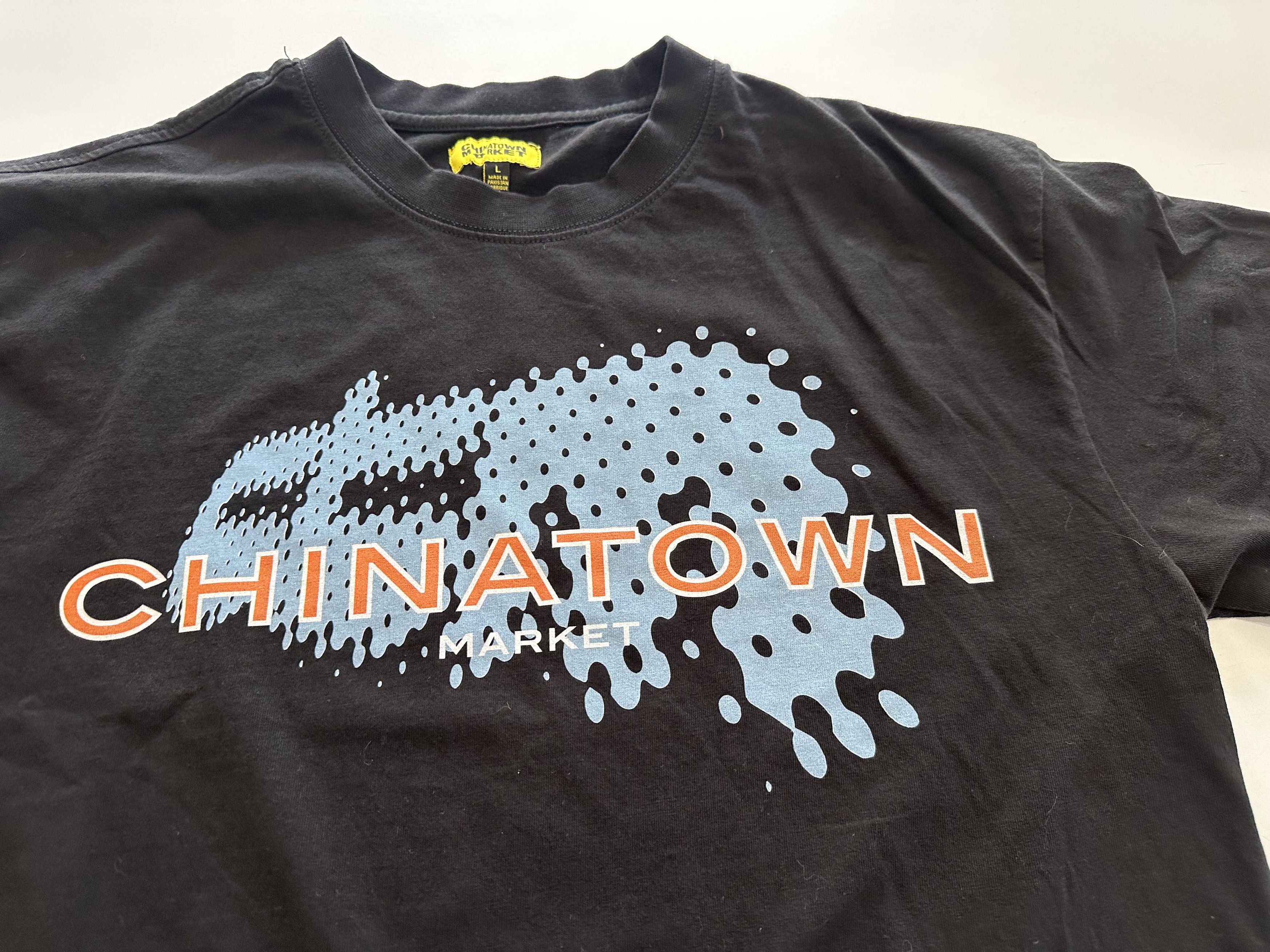 Market Chinatown Market Vintage Black/Blue Graphic T-Shirt Large Size US L / EU 52-54 / 3 - 3 Thumbnail