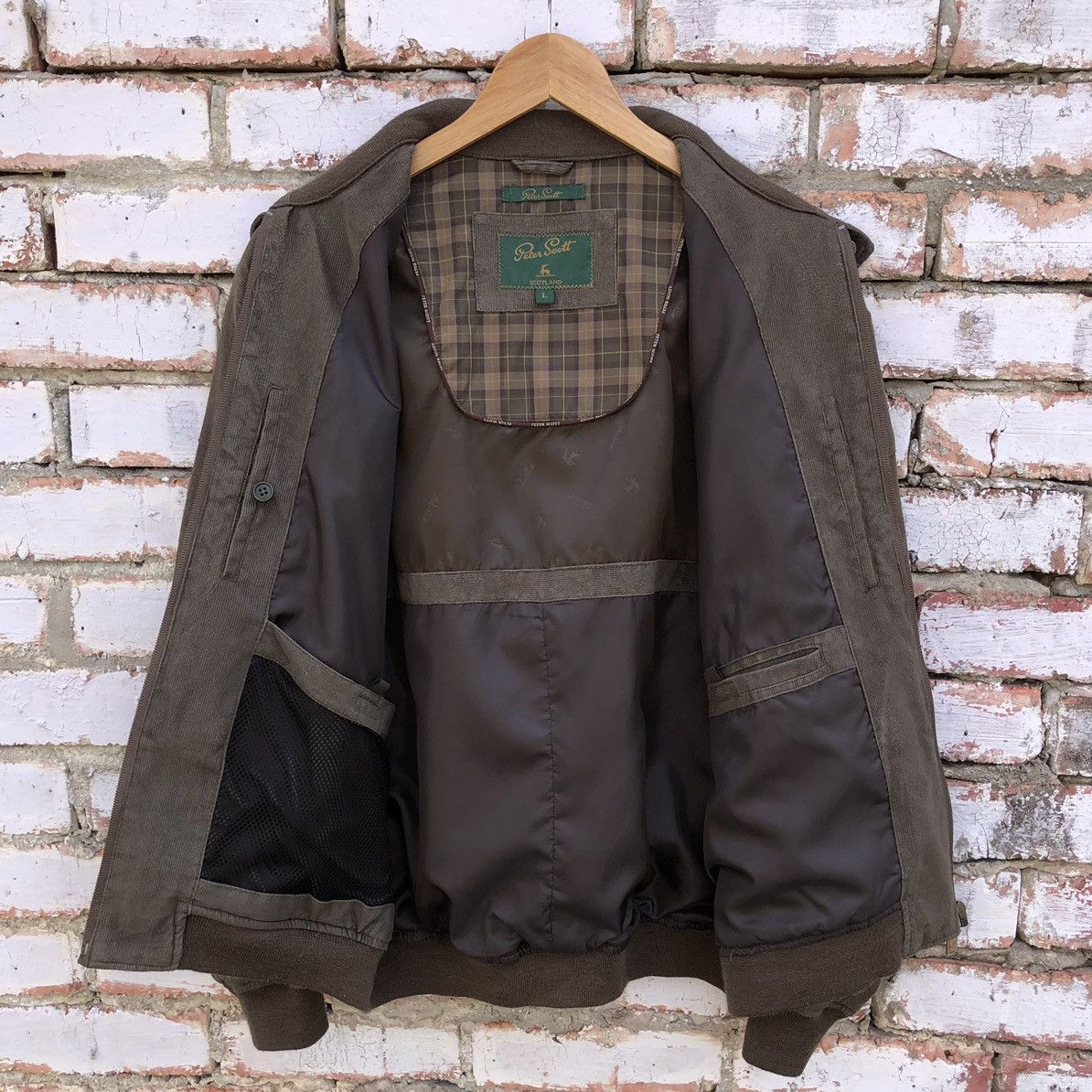 Vintage Vintage Peter Scott Scotland Conduray Bomber Jacket Size US L / EU 52-54 / 3 - 12 Thumbnail