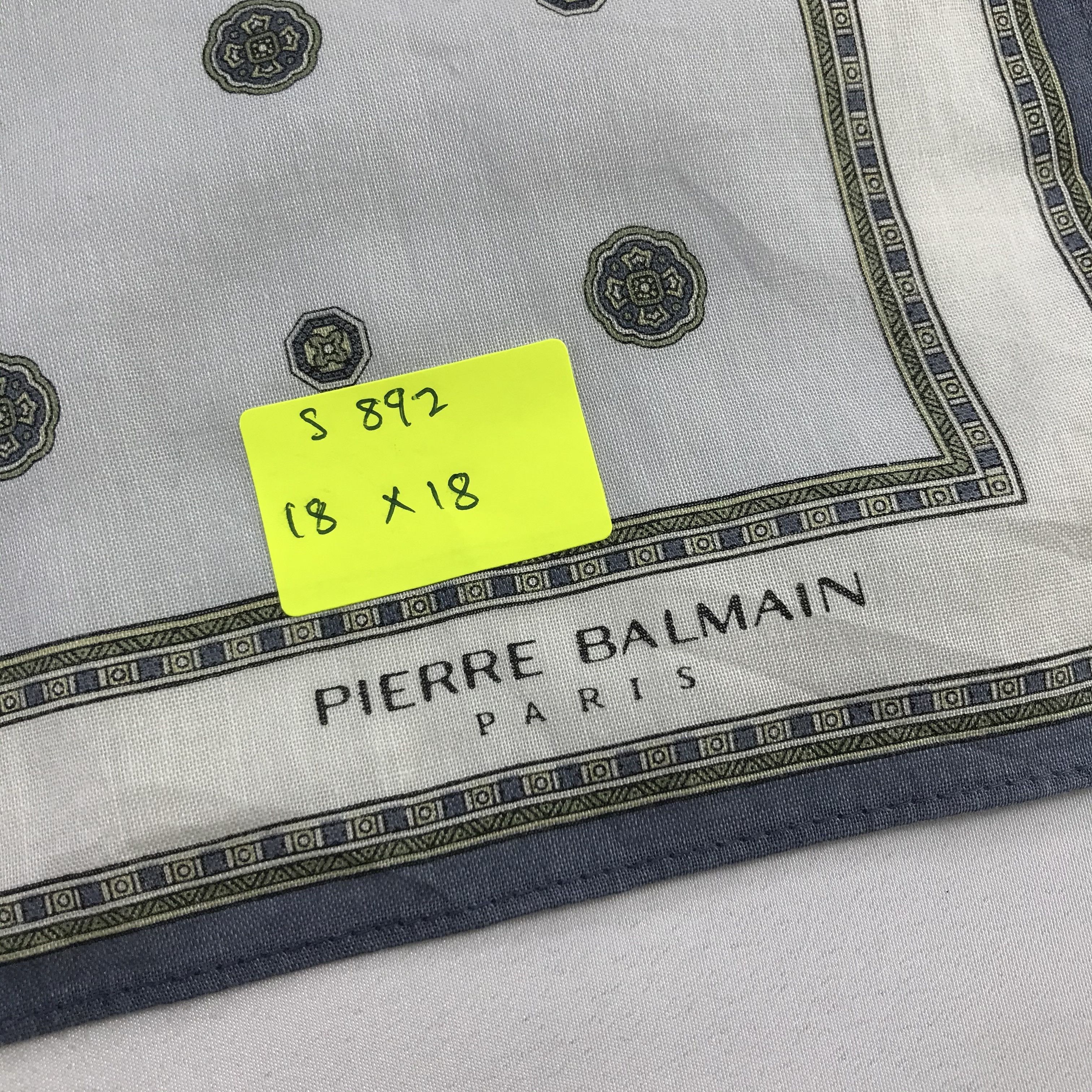 Pierre Balmain × Vintage Pierre Balmain Bandana / Handkerchief / Neckerchief - S892 Size ONE SIZE - 5 Thumbnail