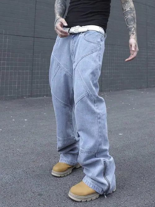 Japanese Brand Sawako x Honda Zipper Baggy Drip Jeans Size US 32 / EU 48 - 1 Thumbnail