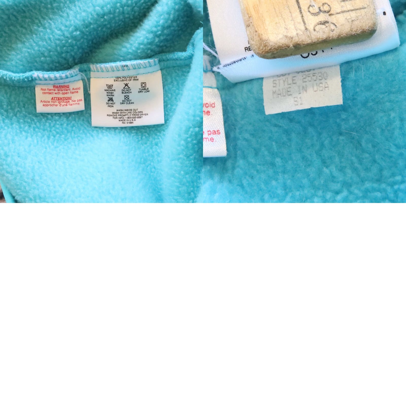 Patagonia VINTAGE Patagonia Snap-T Fleece Pullover Men M Teal 90s USA Shirt Sweater Size US M / EU 48-50 / 2 - 10 Thumbnail