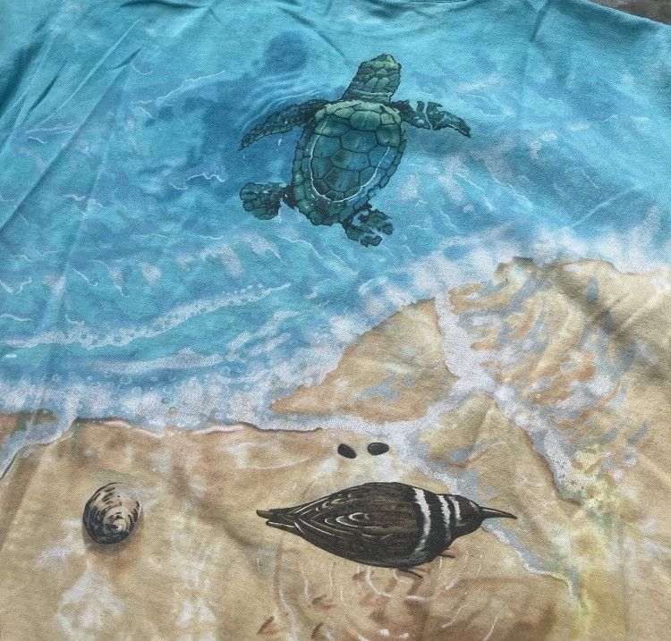 Liquid Blue × Vintage Vintage 1996 Liquid Blue Sea Turtle Beach Shirt Size US L / EU 52-54 / 3 - 5 Thumbnail