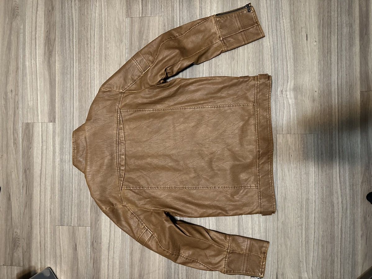 Diesel Genuine DieselLeather brown leather jacket Size US L / EU 52-54 / 3 - 2 Thumbnail