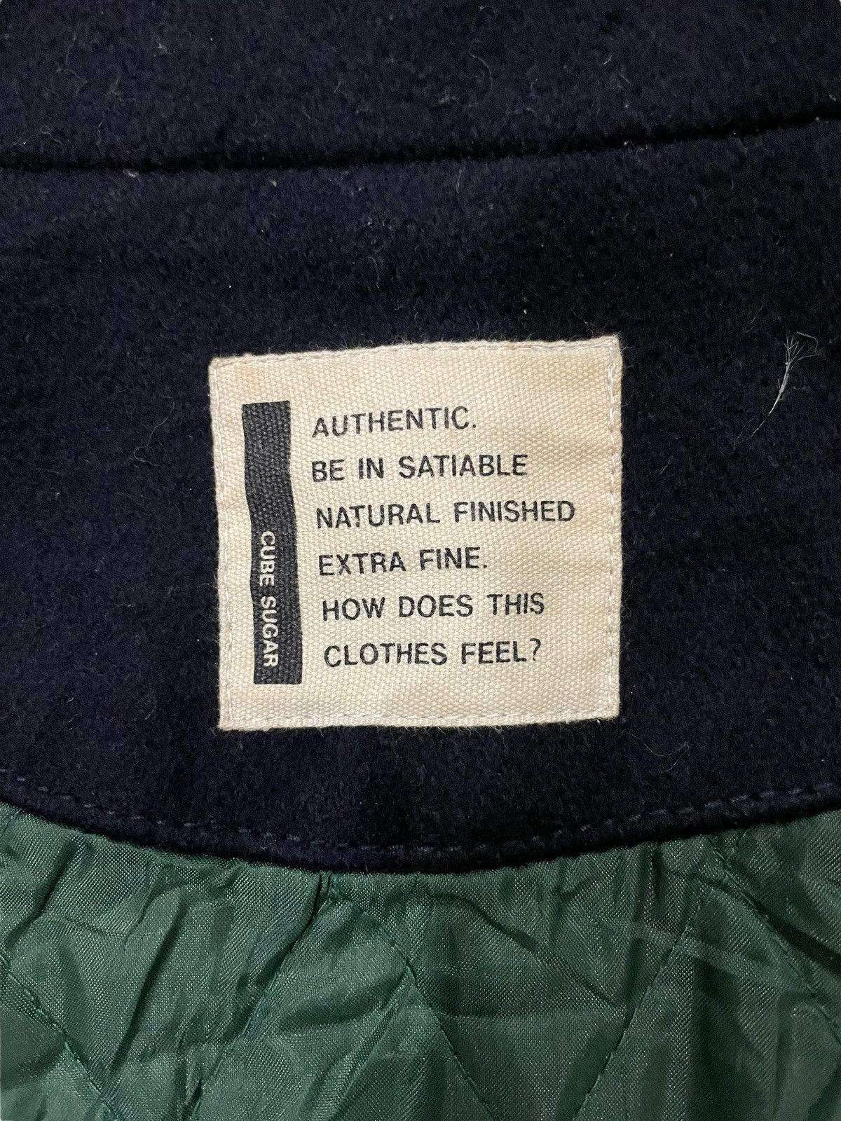 Japanese Brand Cube Sugar Wool Bondage Punk Winter Coat Jacket Size US M / EU 48-50 / 2 - 10 Thumbnail