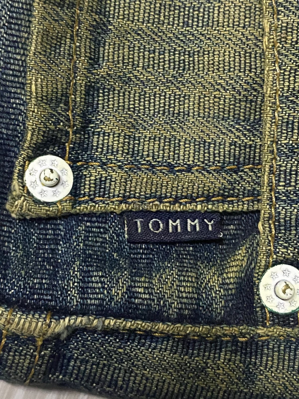Martine Rose × Tommy Jeans Vintage Tommy Japan Mud Wash Distressed Loose Jeans Size US 32 / EU 48 - 17 Thumbnail