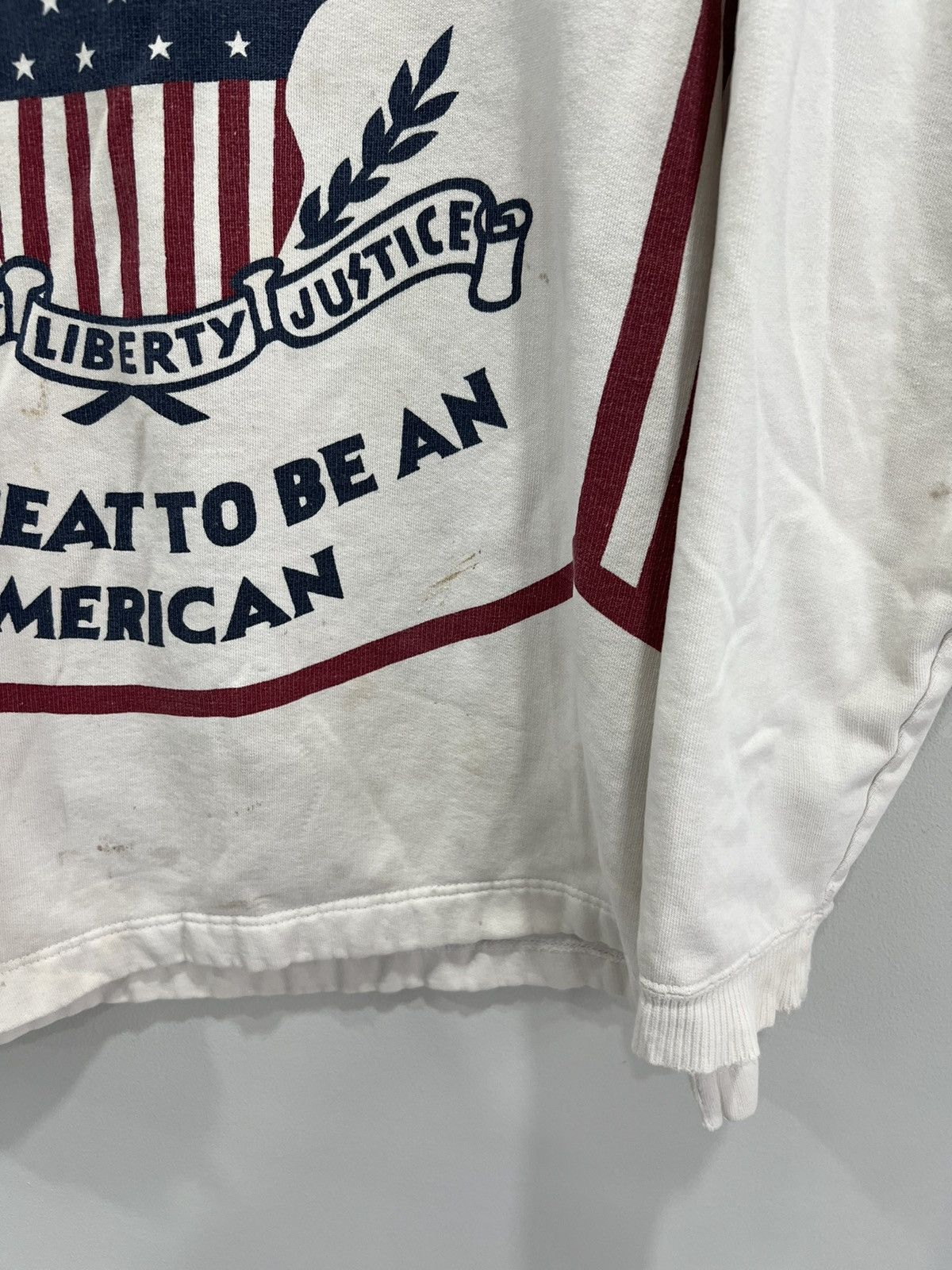 Vintage Vintage 90s American Eagle Sweater Big Print sweatshirt Size US XL / EU 56 / 4 - 5 Thumbnail
