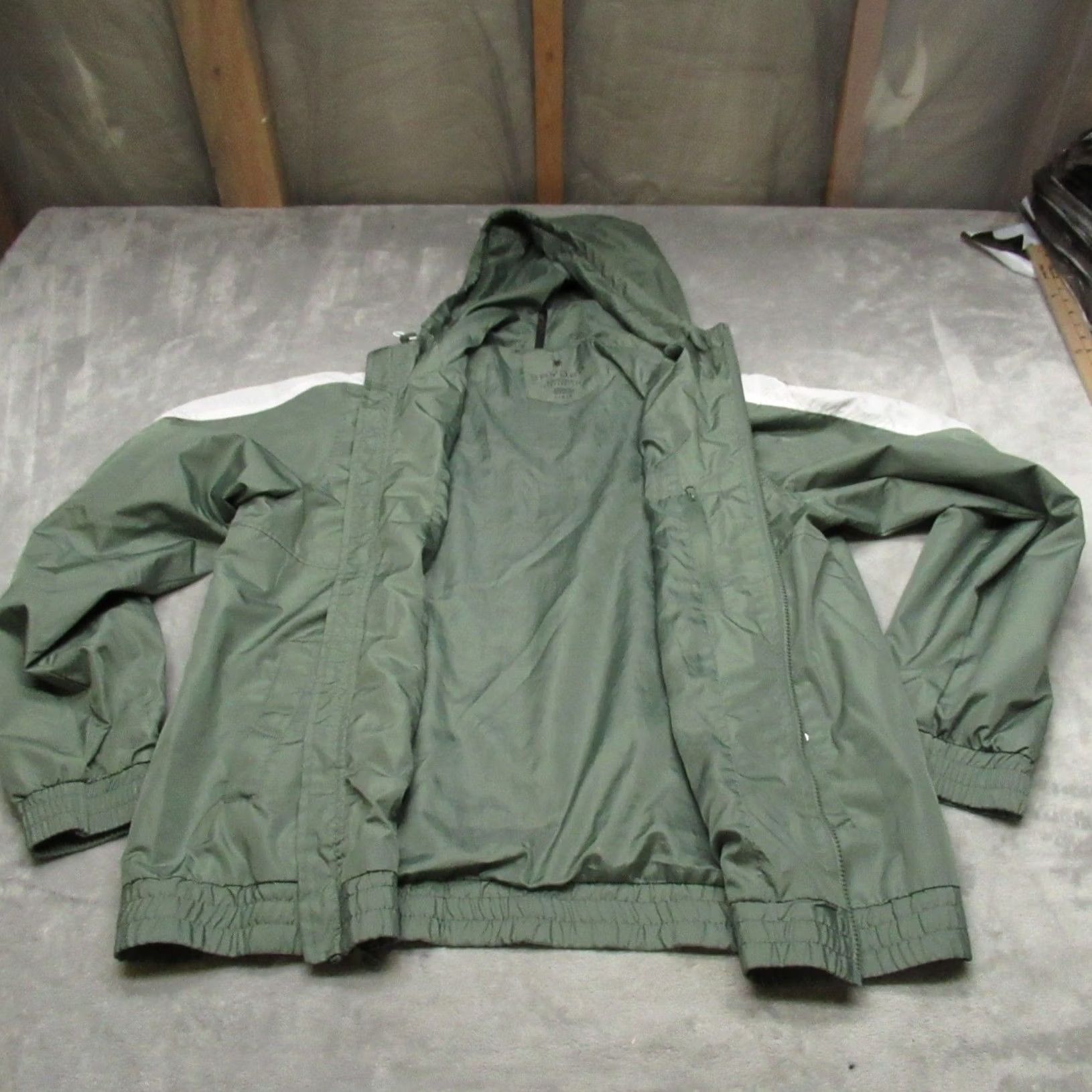 Spyder Spyder Jacket Mens L Green White Full Zip Lightweight Windbreaker Wind-Resistant Outdoor Casual Size US L / EU 52-54 / 3 - 4 Thumbnail