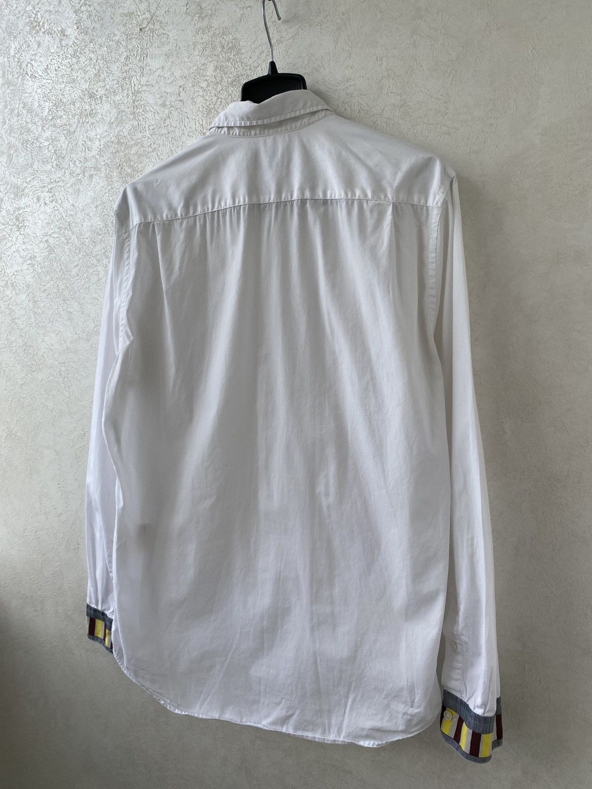 Acne Studios Acne Studios Jeffrey Stripped Cuff Button Up Shirt Size 52 Size US L / EU 52-54 / 3 - 14 Thumbnail