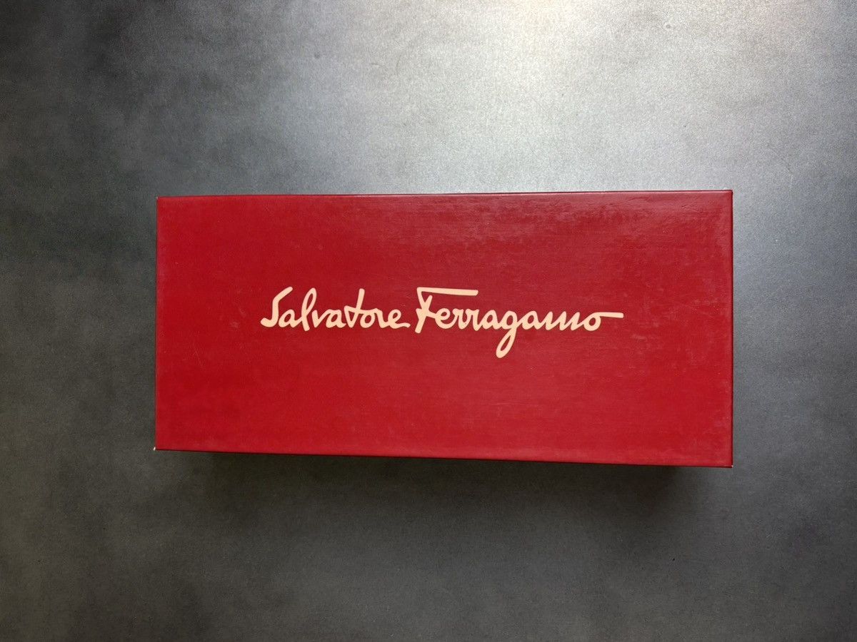 Salvatore Ferragamo × Vintage Vintage Ferragamo Heels Brown Leather Slip On 1980s Box Size US 9.5 / IT 39.5 - 17 Thumbnail