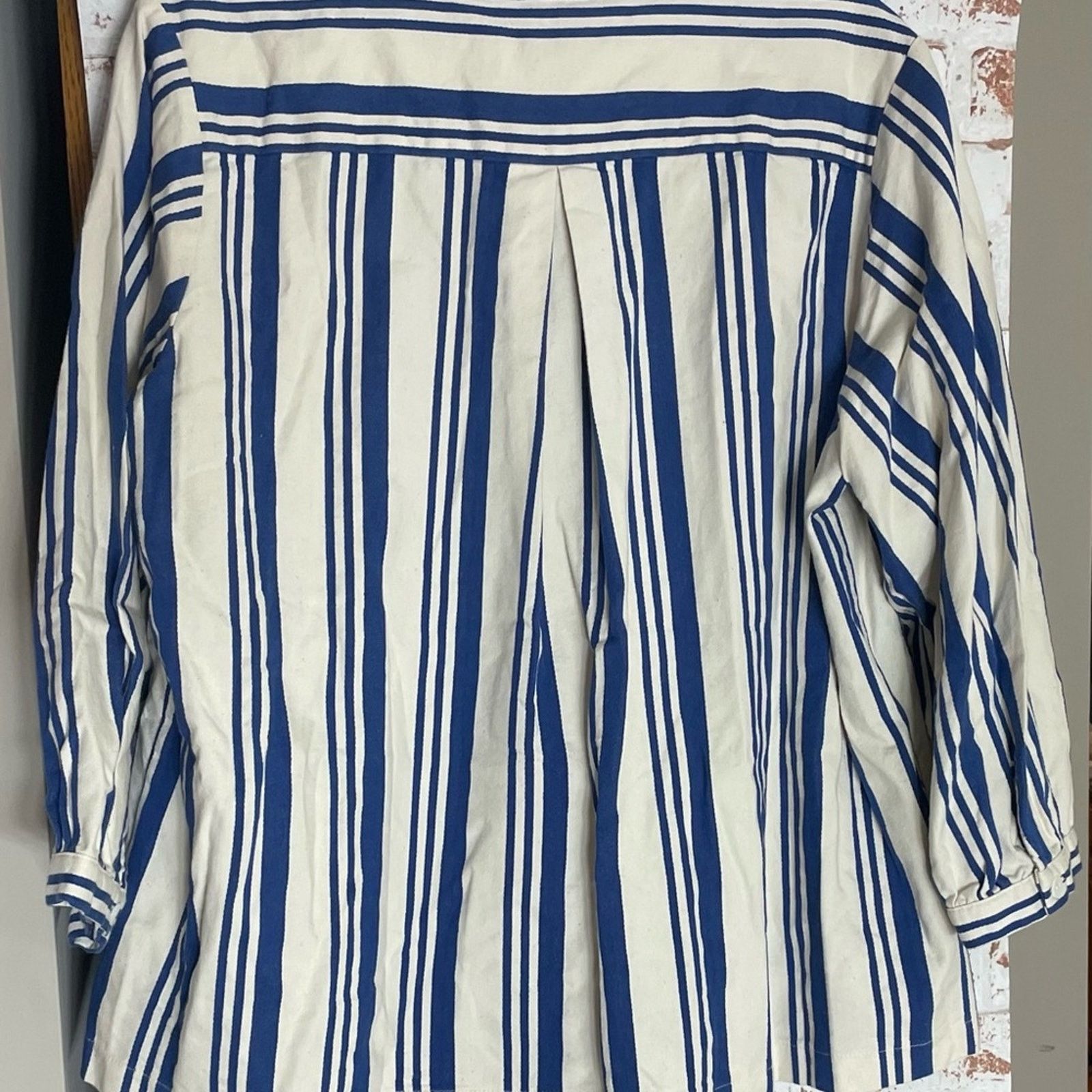 & Other Stories Tuckernuck Blue and White Striped Tunic Size M / US 6-8 / IT 42-44 - 2 Thumbnail