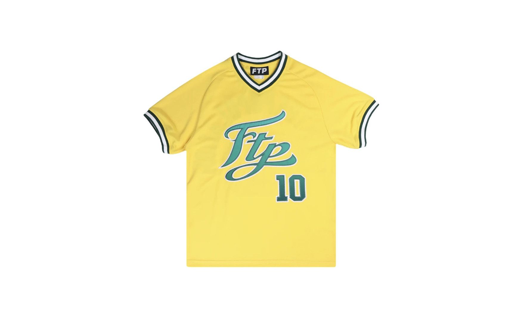 FTP SCRIPT PULLOVER BASEBALL JERSEY (YELLOW XX-LARGE)