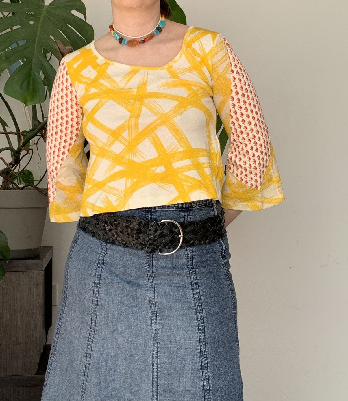 Custo Barcelona Custo Barcelona Patchwork Print Top Funk - Size L Size L / US 10 / IT 46 - 10 Thumbnail