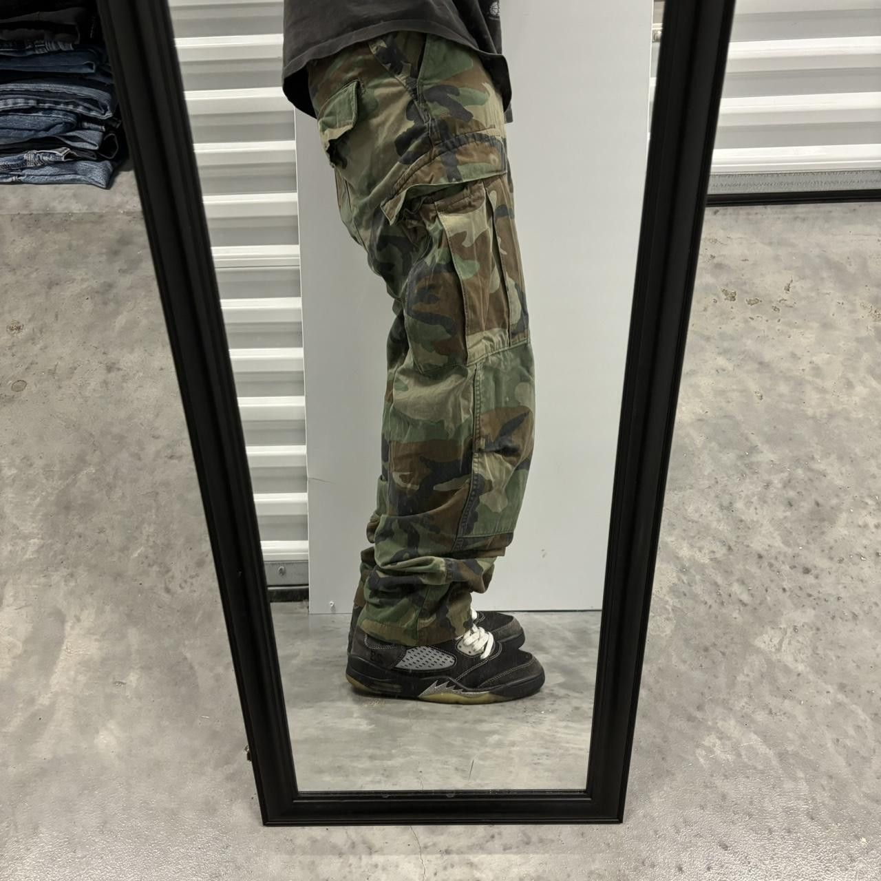 Japanese Brand × Vintage Crazy Vintage Y2K/2000s Military Camo Skater Cargo Pants! Size US 28 / EU 44 - 2 Thumbnail