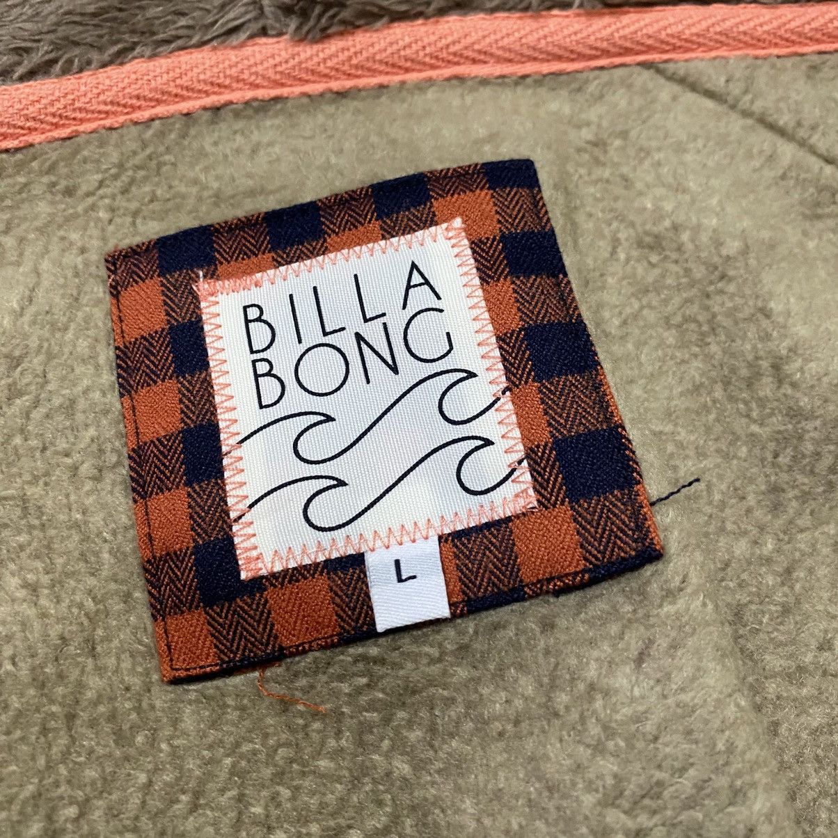 Billabong Vintage Billabong fleece hoodie jacket Size L / US 10 / IT 46 - 10 Thumbnail