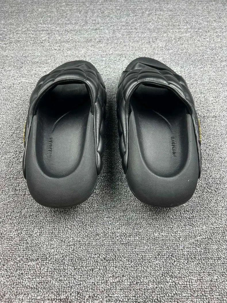 Balmain Balmain Black Space Slippers. Size US 6.5 / EU 39-40 - 4 Thumbnail